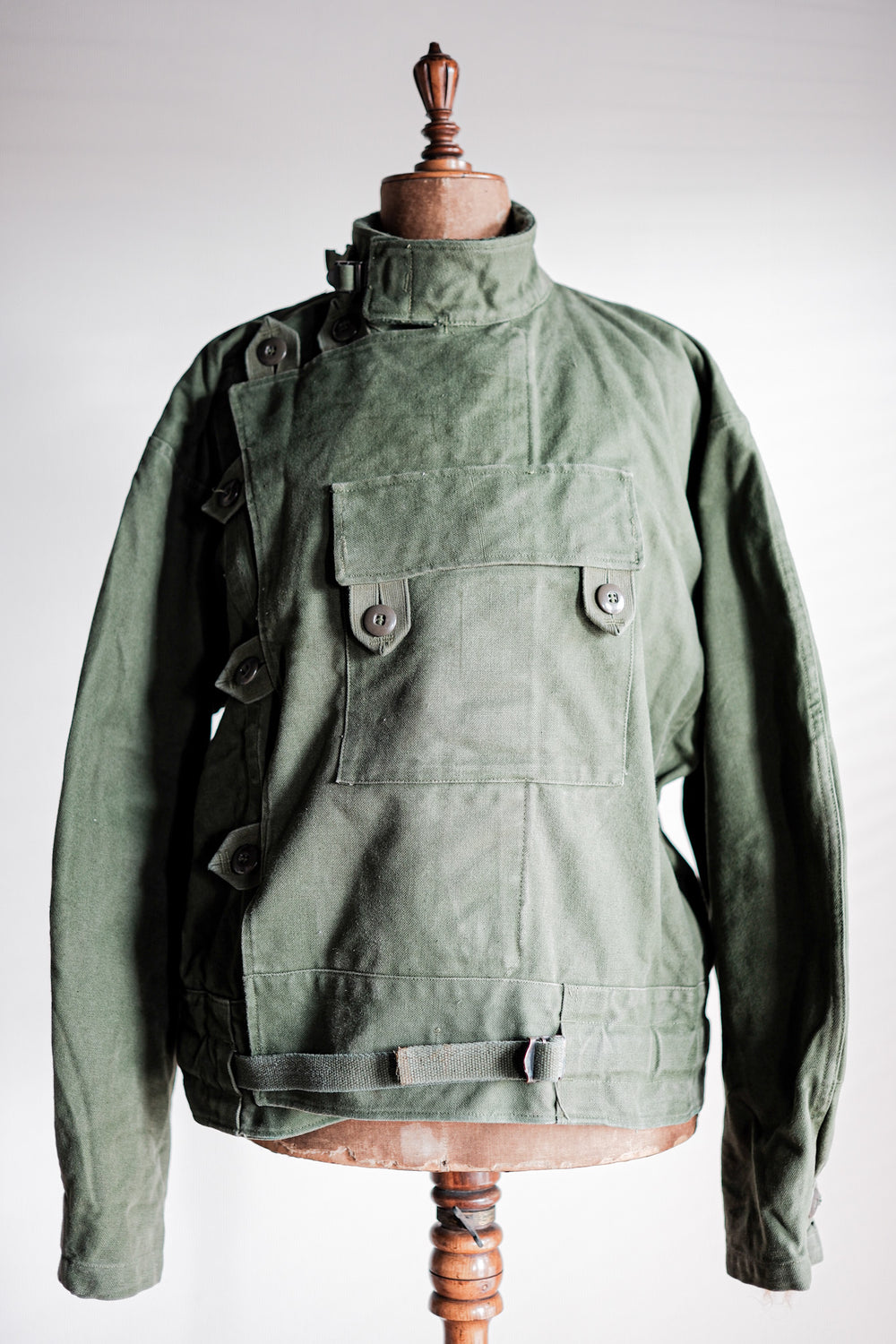 【~60's】Swedish Army Dispatch Rider Motorcycle Jacket With Liner Size.C52