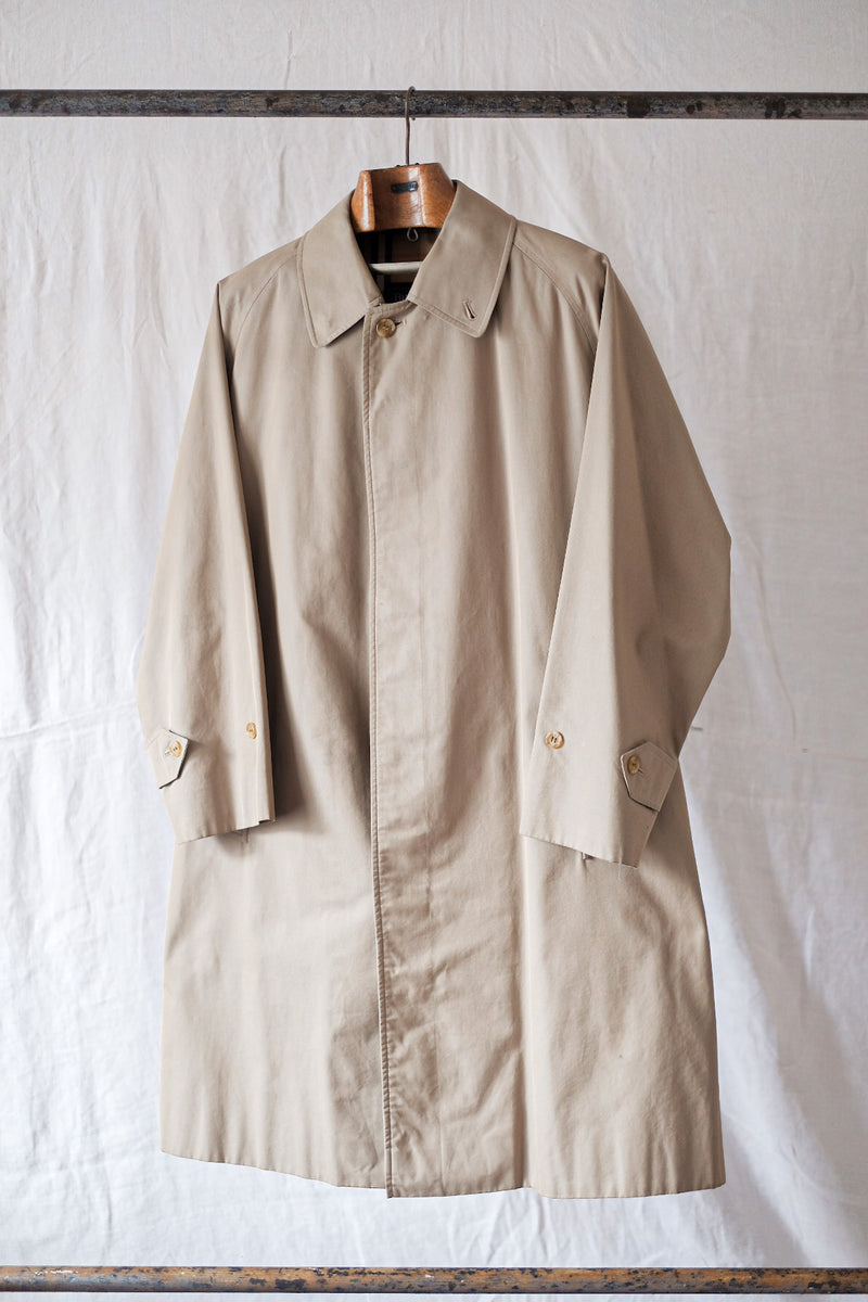 80's】Vintage Burberry Single Raglan Balmacaan Coat C100 