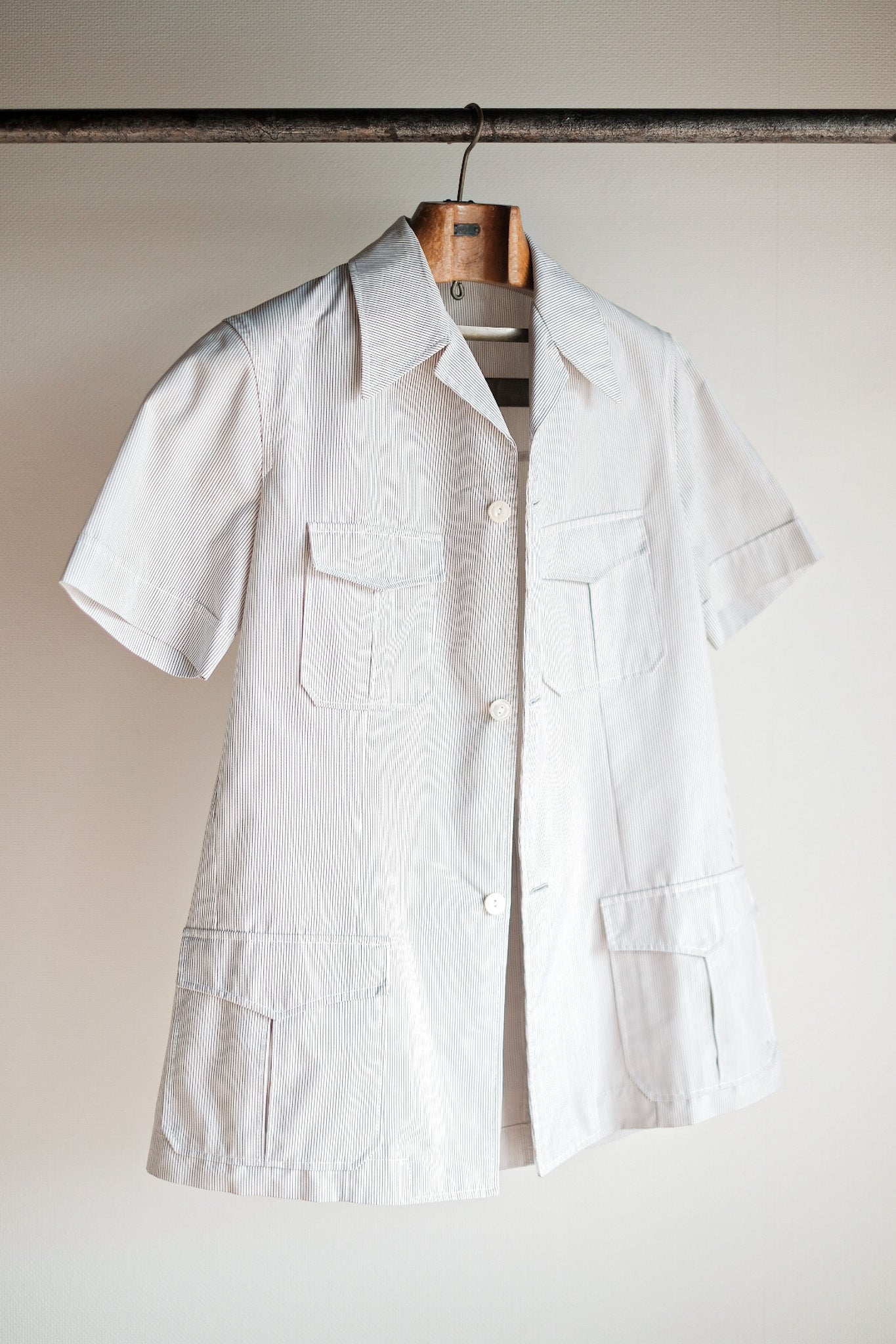 ［~60's］French Vintage S/S Cotton Shirt