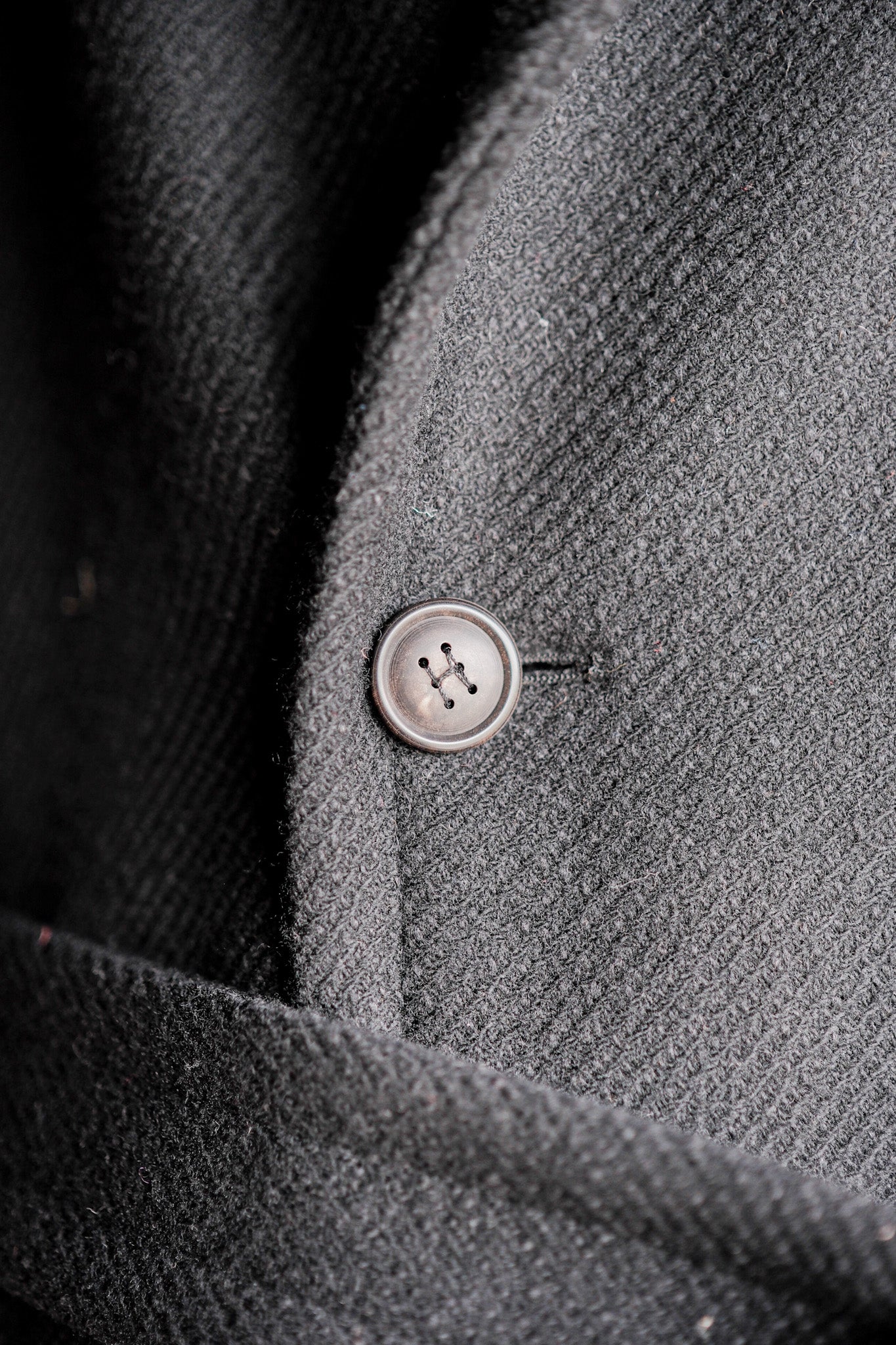 ［~00's］Old Hermès Paris Cashmere Mix Wool Belted Coat by Martin Margiela