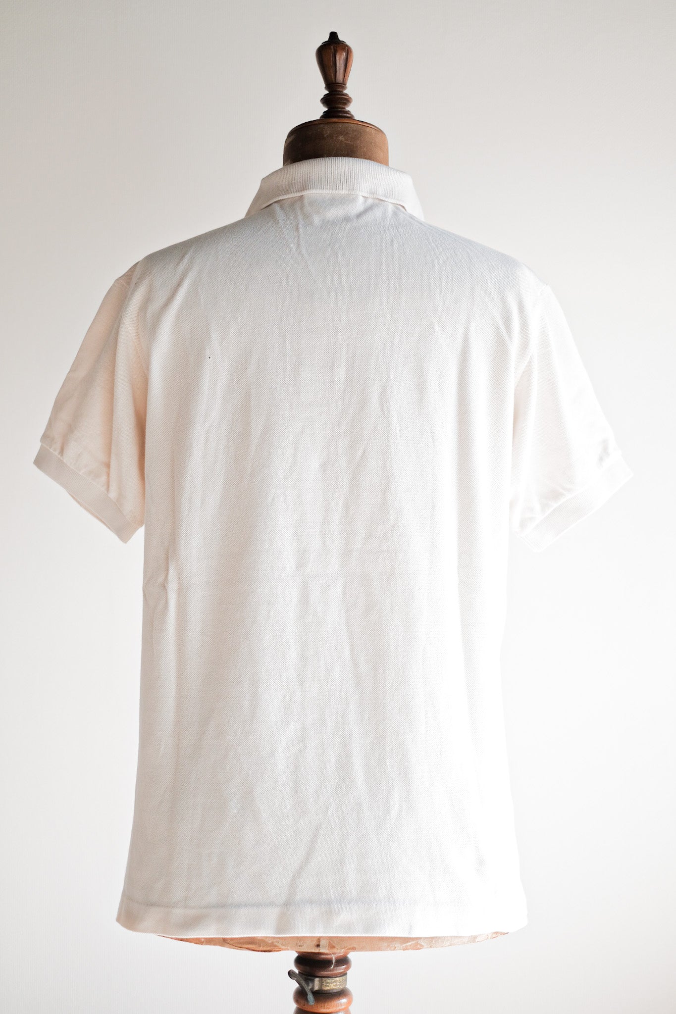 ［~80's］CHEMISE LACOSTE S/S Polo Shirt Size.4 "Ecru"