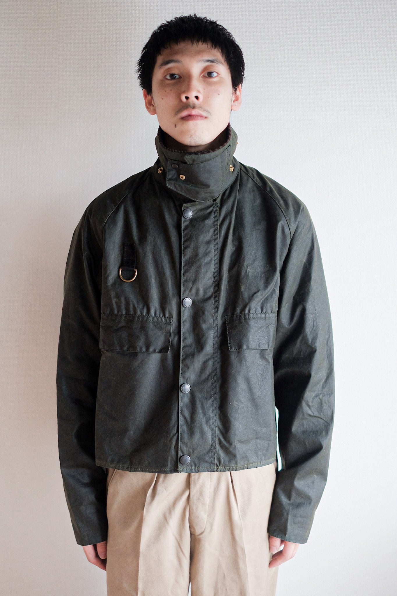 【~90's】Vintage Barbour "SPEY" 3 Crest Size.MEDIUM "Dead Stock"