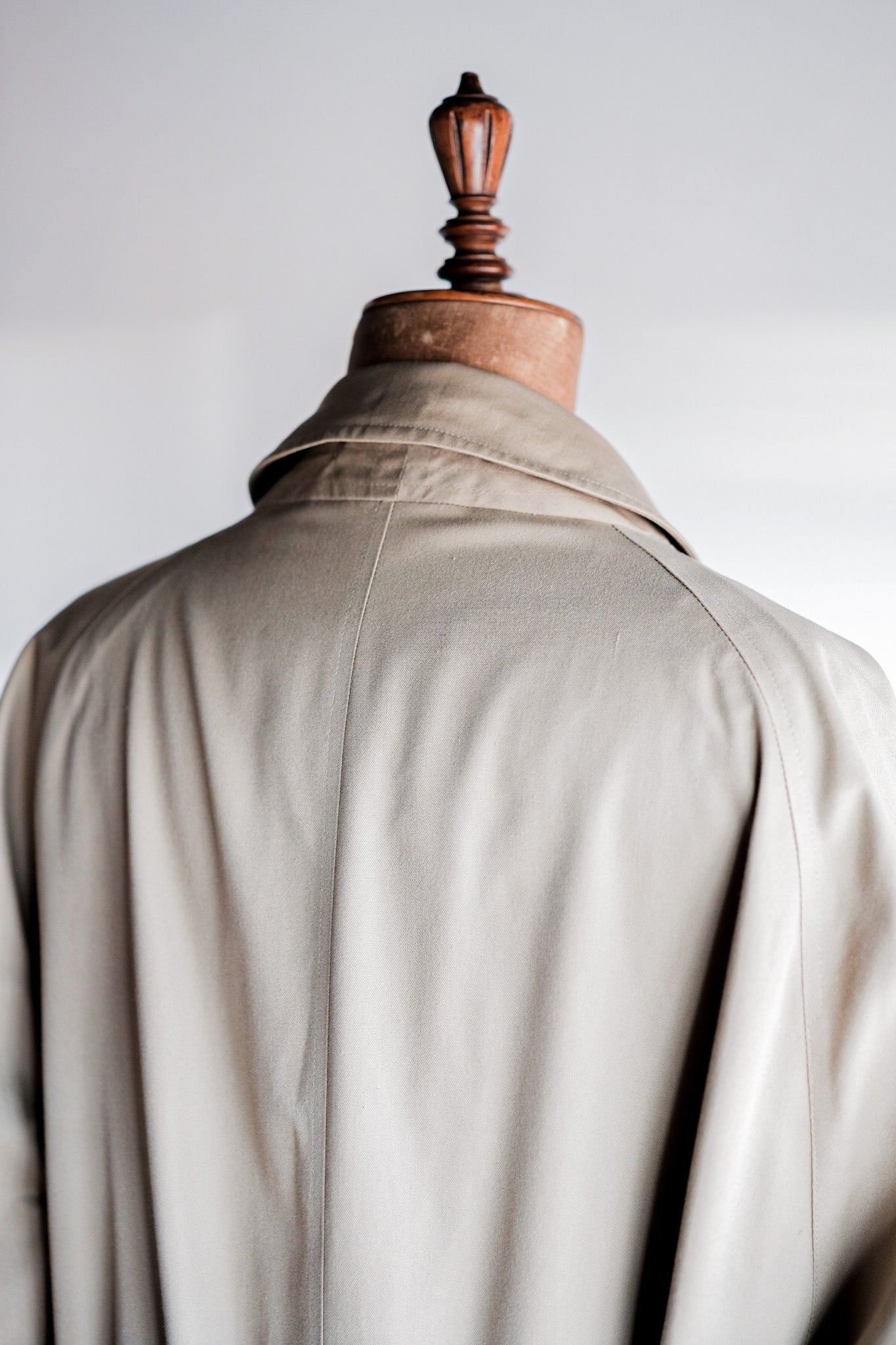 【~80's】Vintage Burberry's Single Raglan Rider Coat Size.52RL