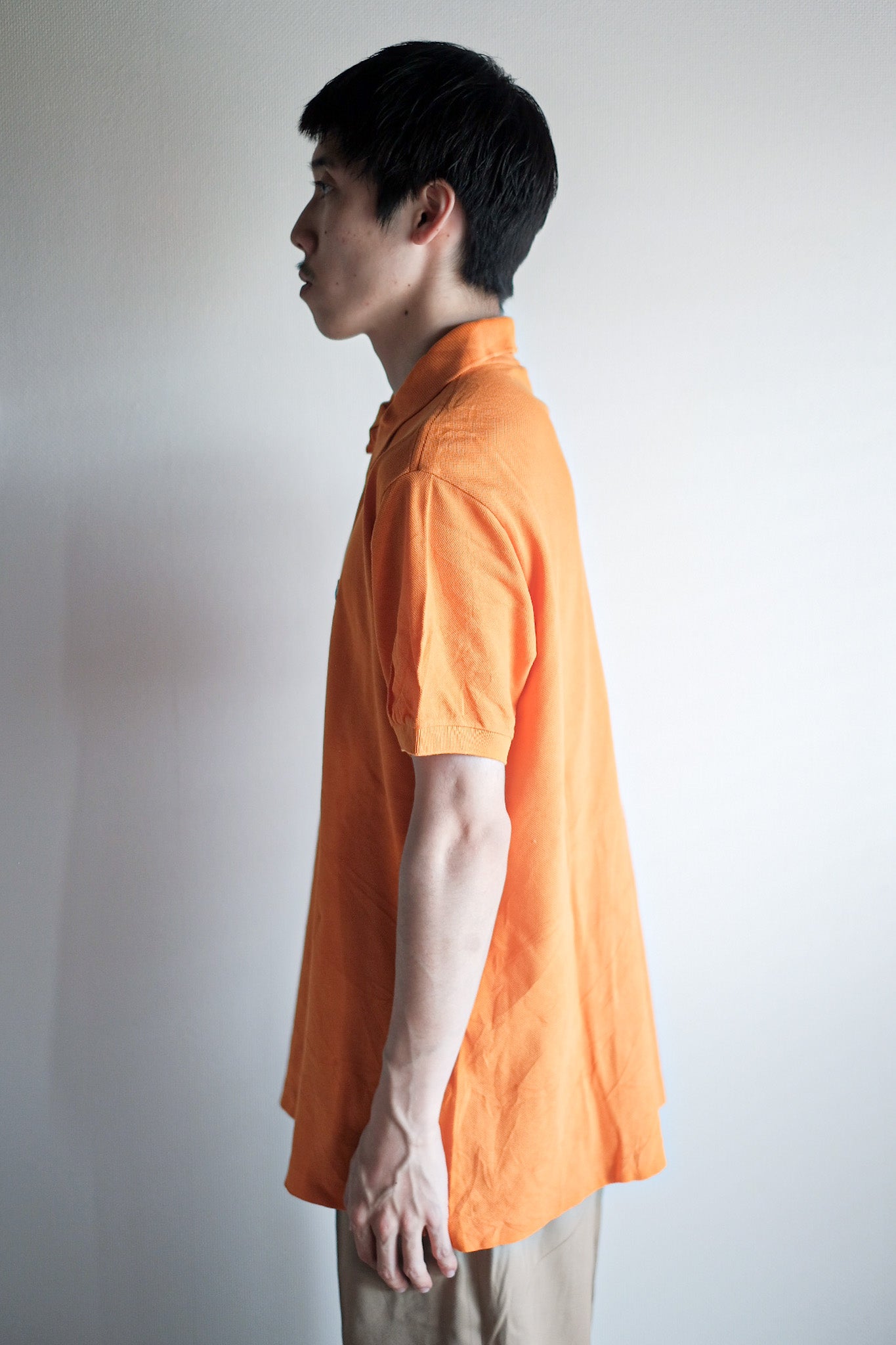 [~ 80's] Chemise Lacoste S/S Polo Shirt Size.5 "Orange"