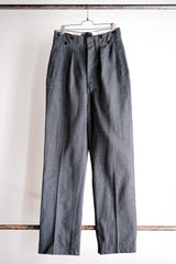 【~50's】Royal Canadian Air Force Wool Trousers Size.N21 "Dead Stock"