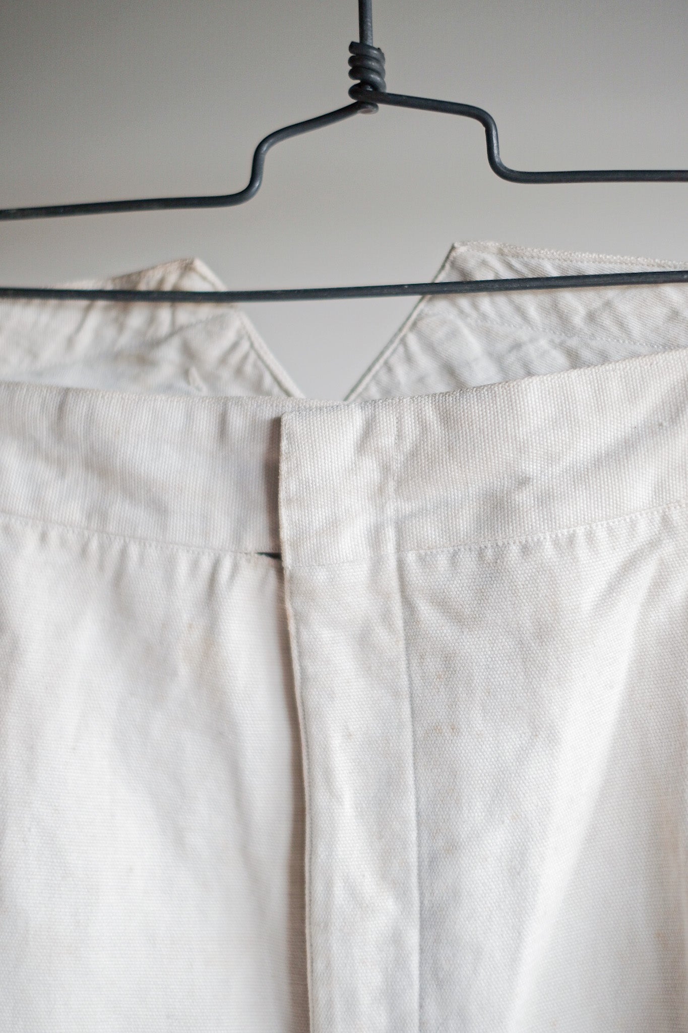 [〜30年代]法國復古亞麻工作褲