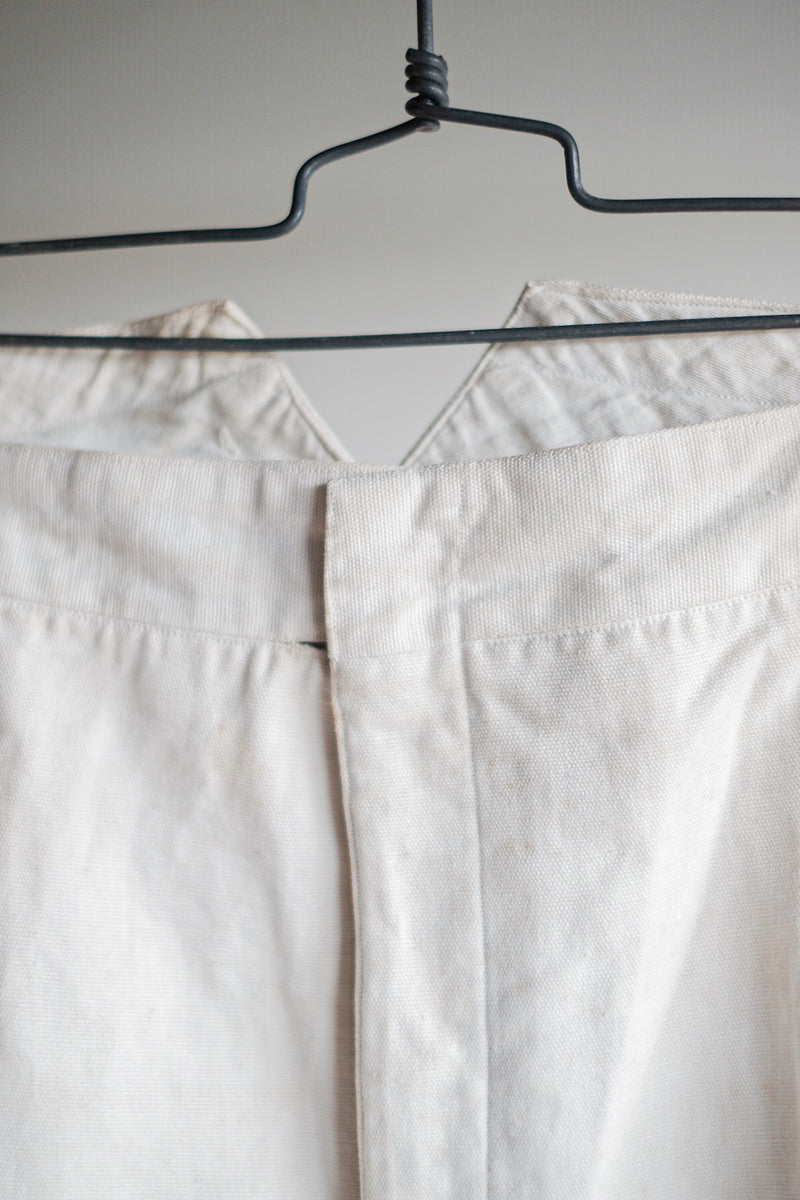 【~30's】French Vintage Linen Work Pants