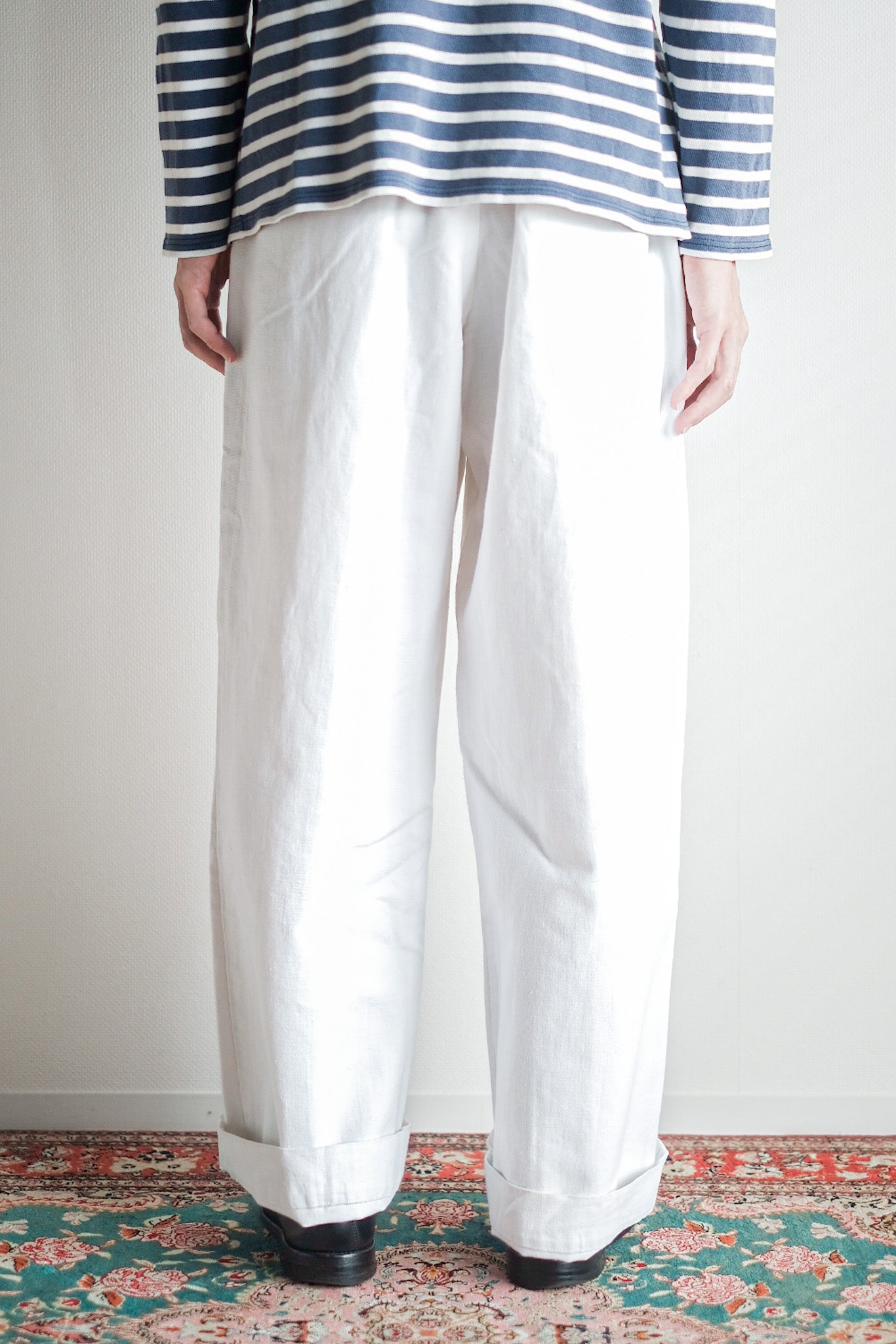 [~ 50's] French Vintage Linen Trousers