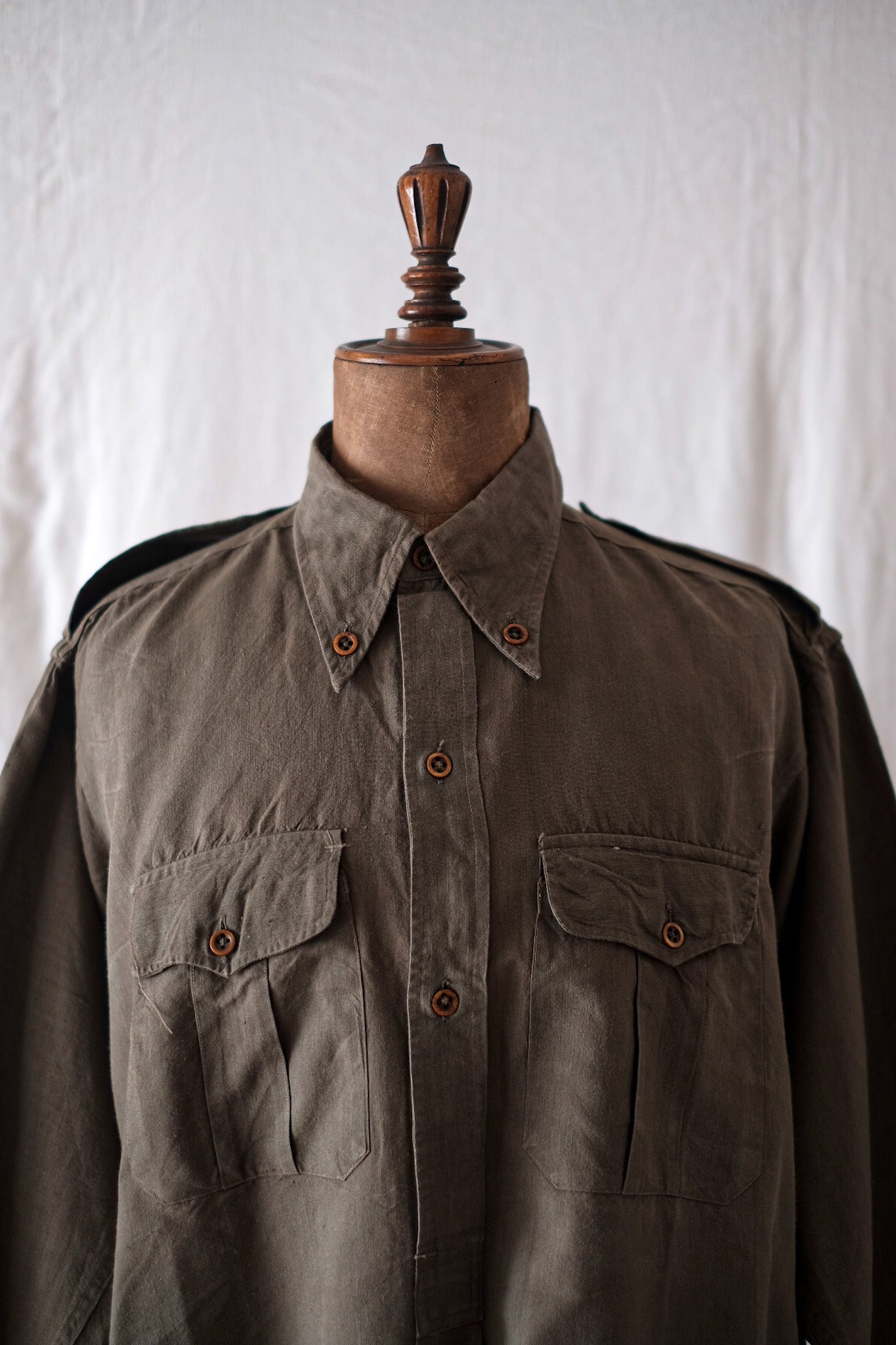 数量限定価格!! 30〜40s French shirt field M35 ARMY トップス