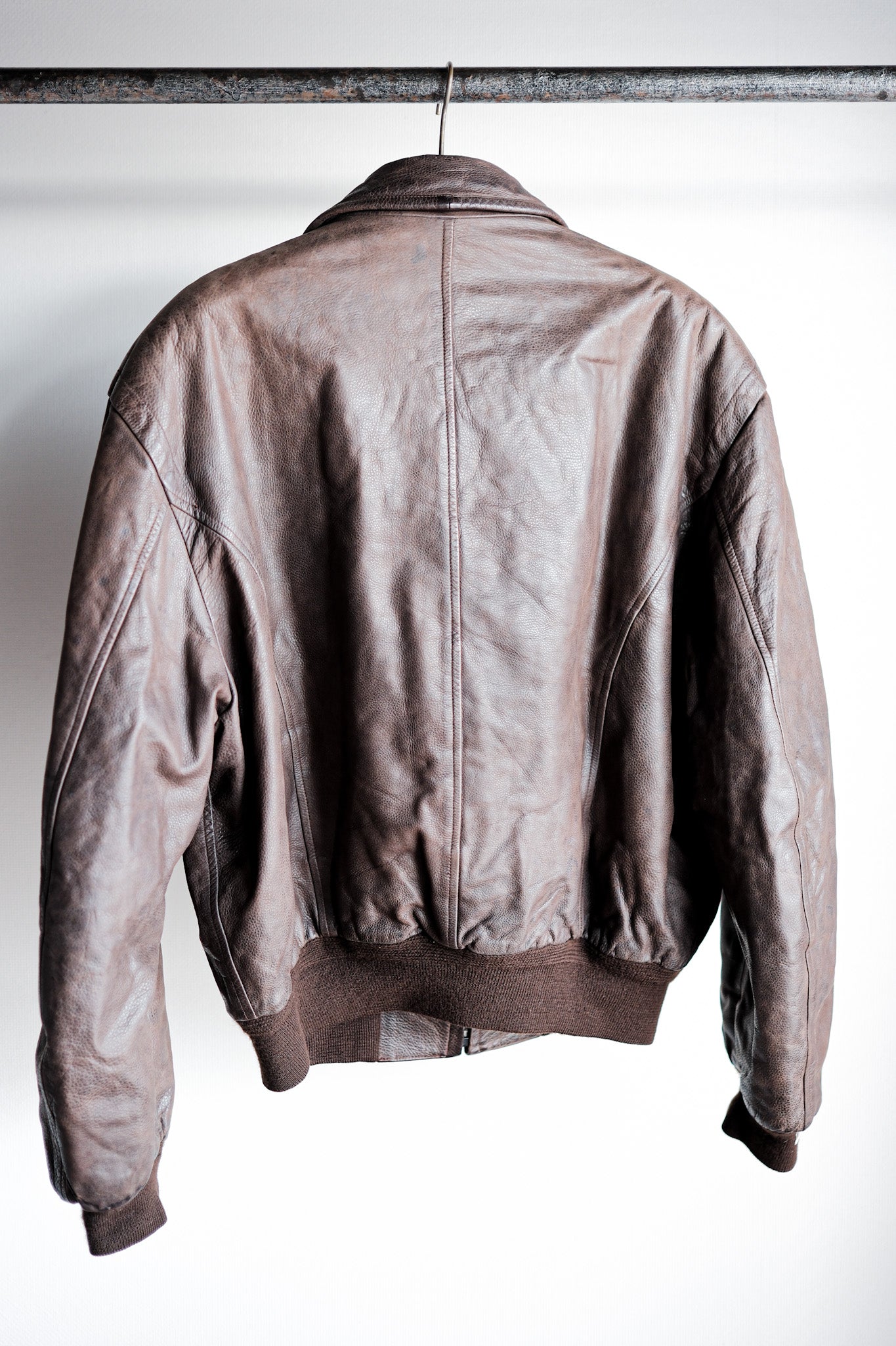 ［~90's］Old SERAPHIN Leather Jacket Size.52