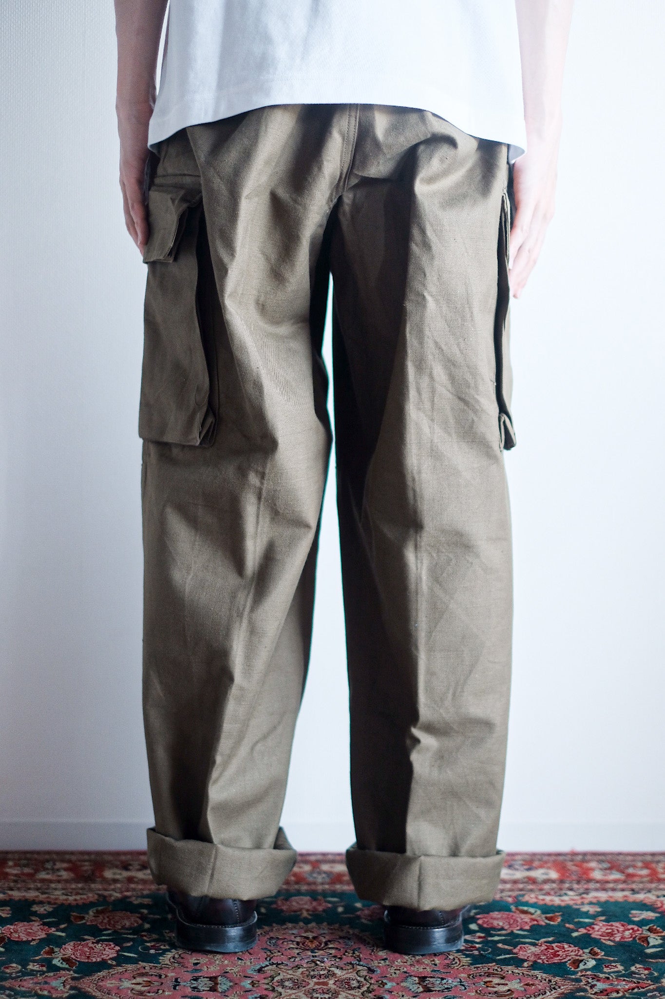 ［~50's］French Army M47 Field Trousers Size.45 "Dead Stock"