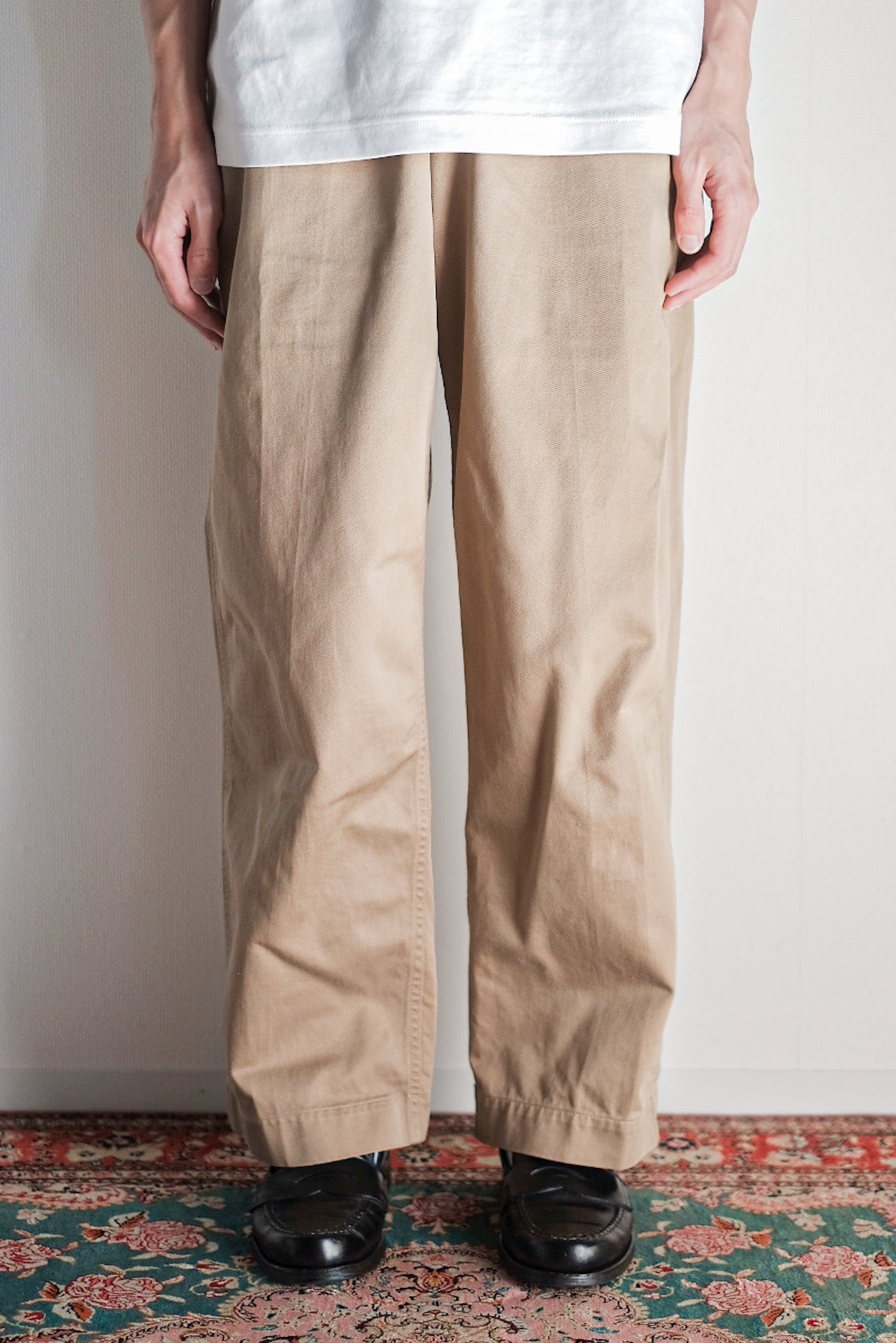 [~ 60's] French Army M52 CHINO TROUSERS SIZE.21