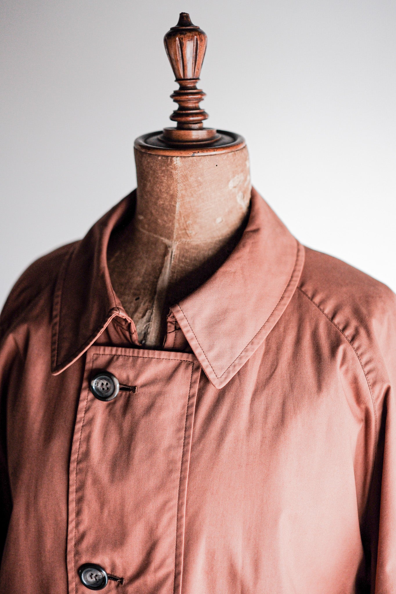 ［~80's］Vintage Aquascutum Single Raglan Soutien Collar Coat