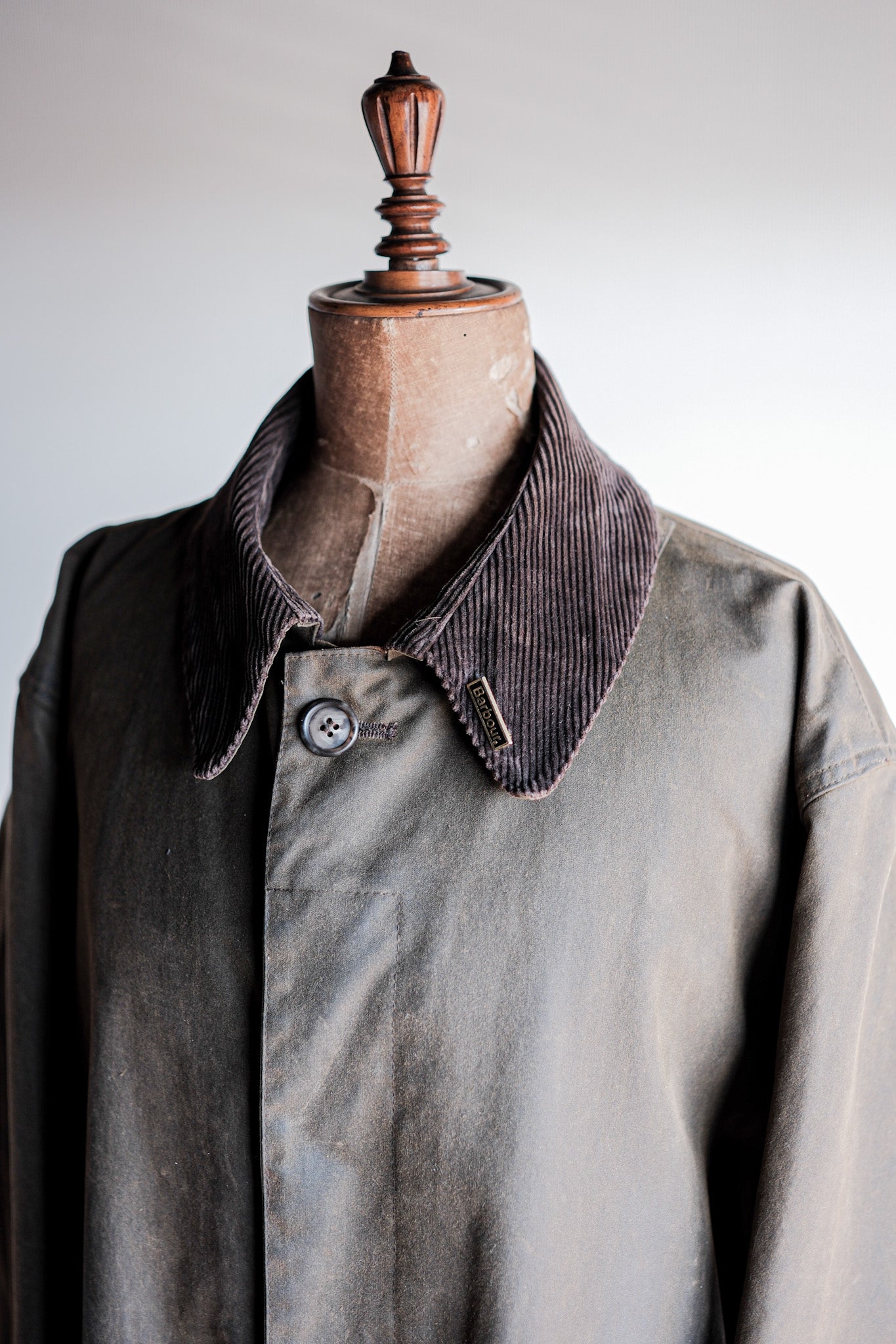 ［~90's］Vintage Barbour "ORIGINAL 3/4 COAT" 3 Crest Size.EX LARGE