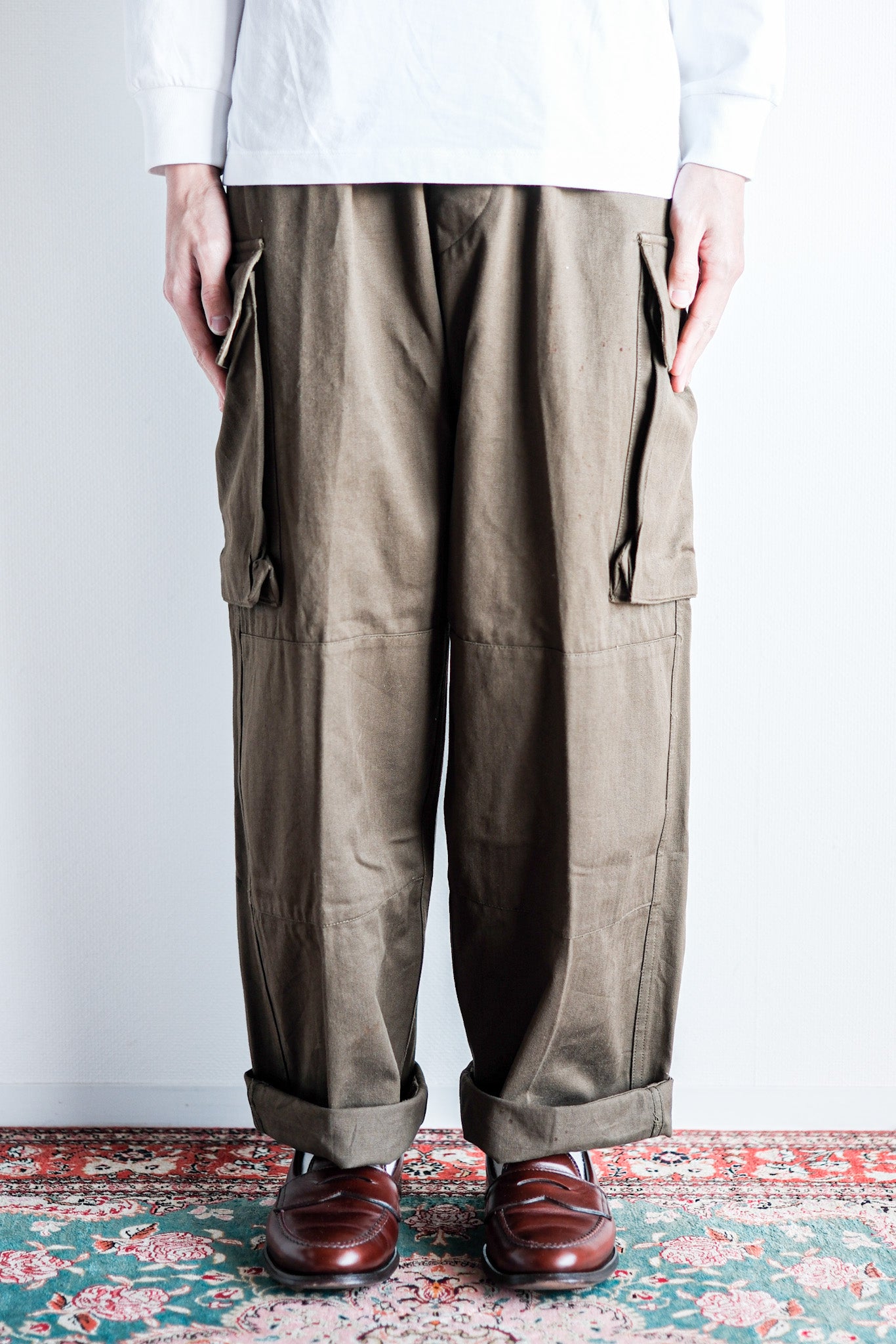 ［~60's］French Army M47 Field Trousers Size.25 "Dead Stock"