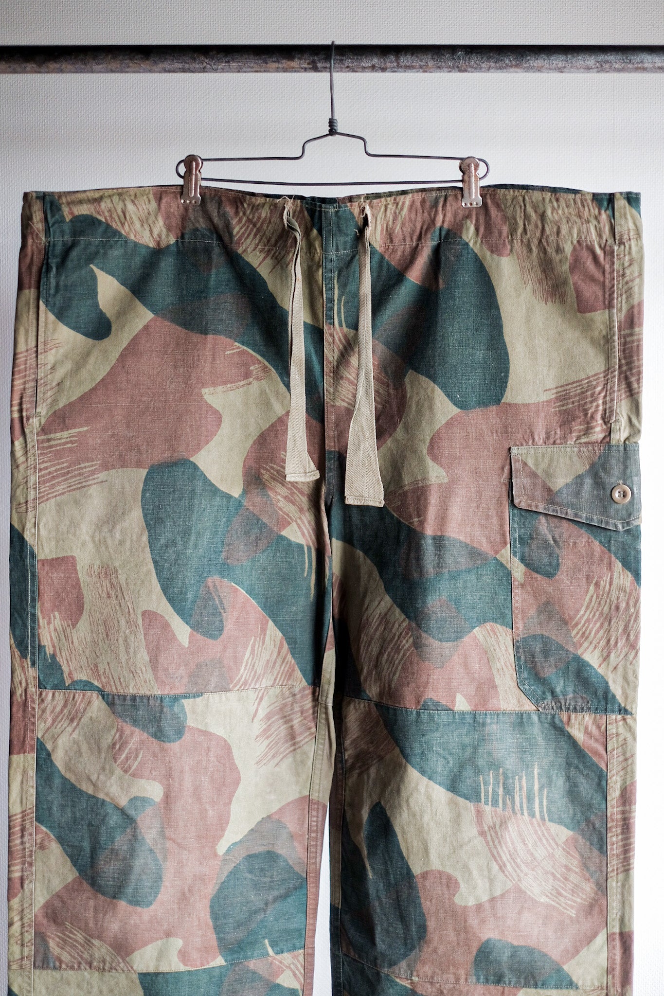 ［~50's］Belgium Army Brushstroke Camo Airborne Pant Size.7