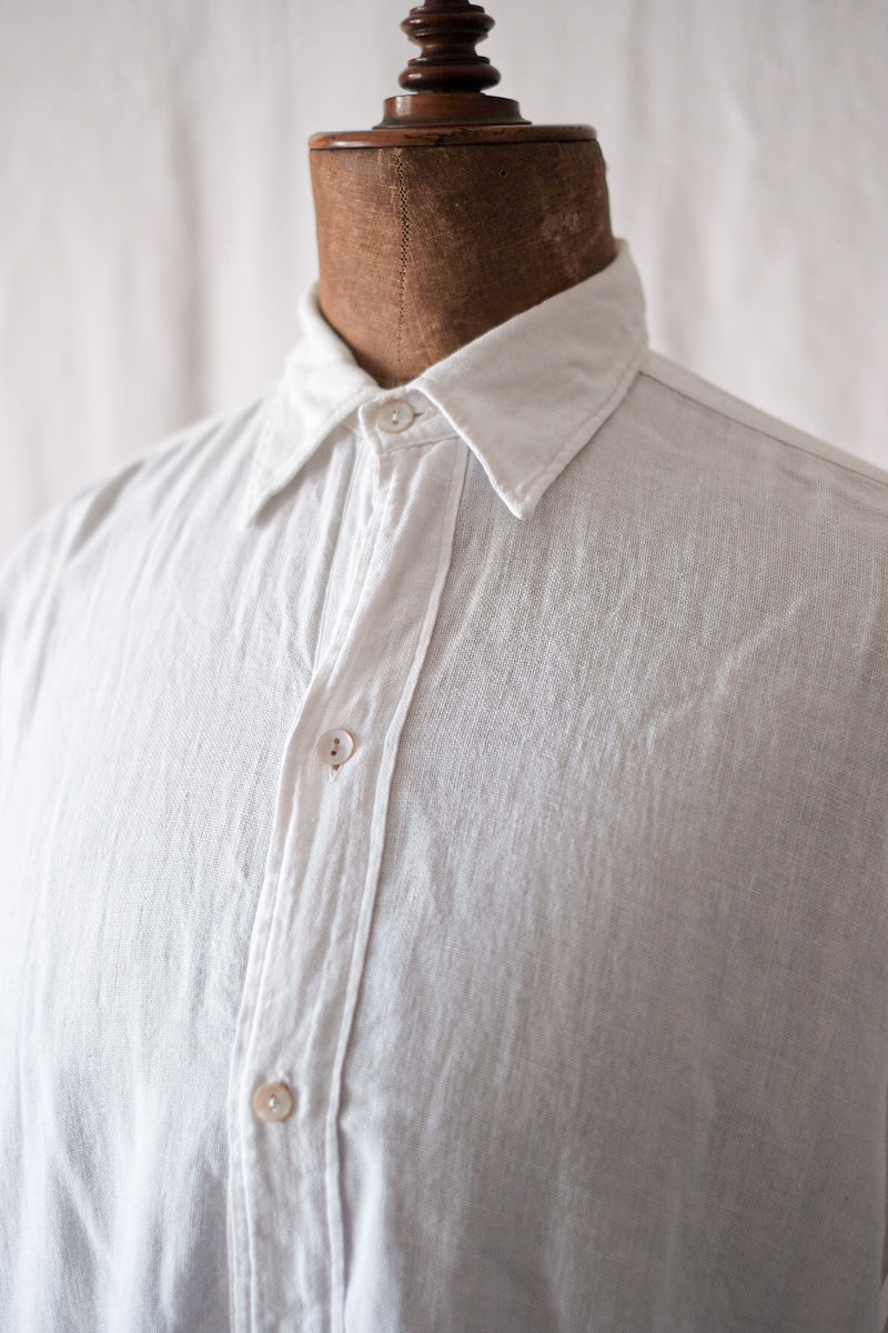 【~40's】French Vintage Grandpa Shirt