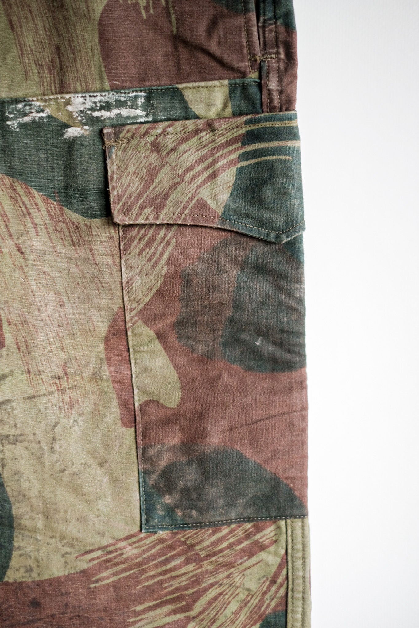 【~50's】Belgium Army Brushstroke Camo Airborne Pant Size.6