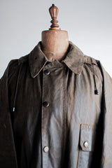 [~ 80's] Vintage Barbour "Solway Zipper" พร้อม Hood 2 Crest Size.40