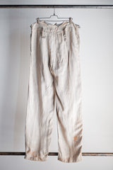 【~40's】WW2 German Army Drillich HBT Linen Trousers