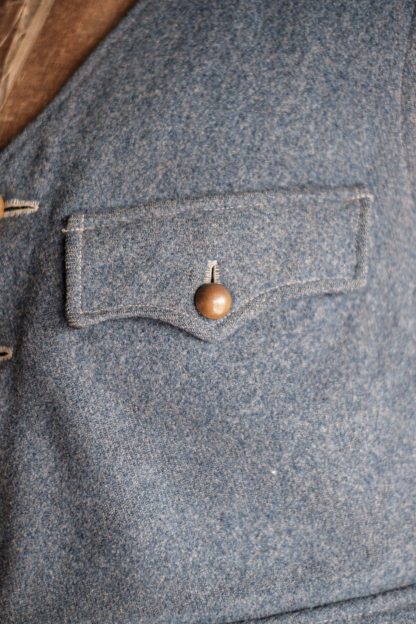 【~10's】WW1 French Army Wool Gilet