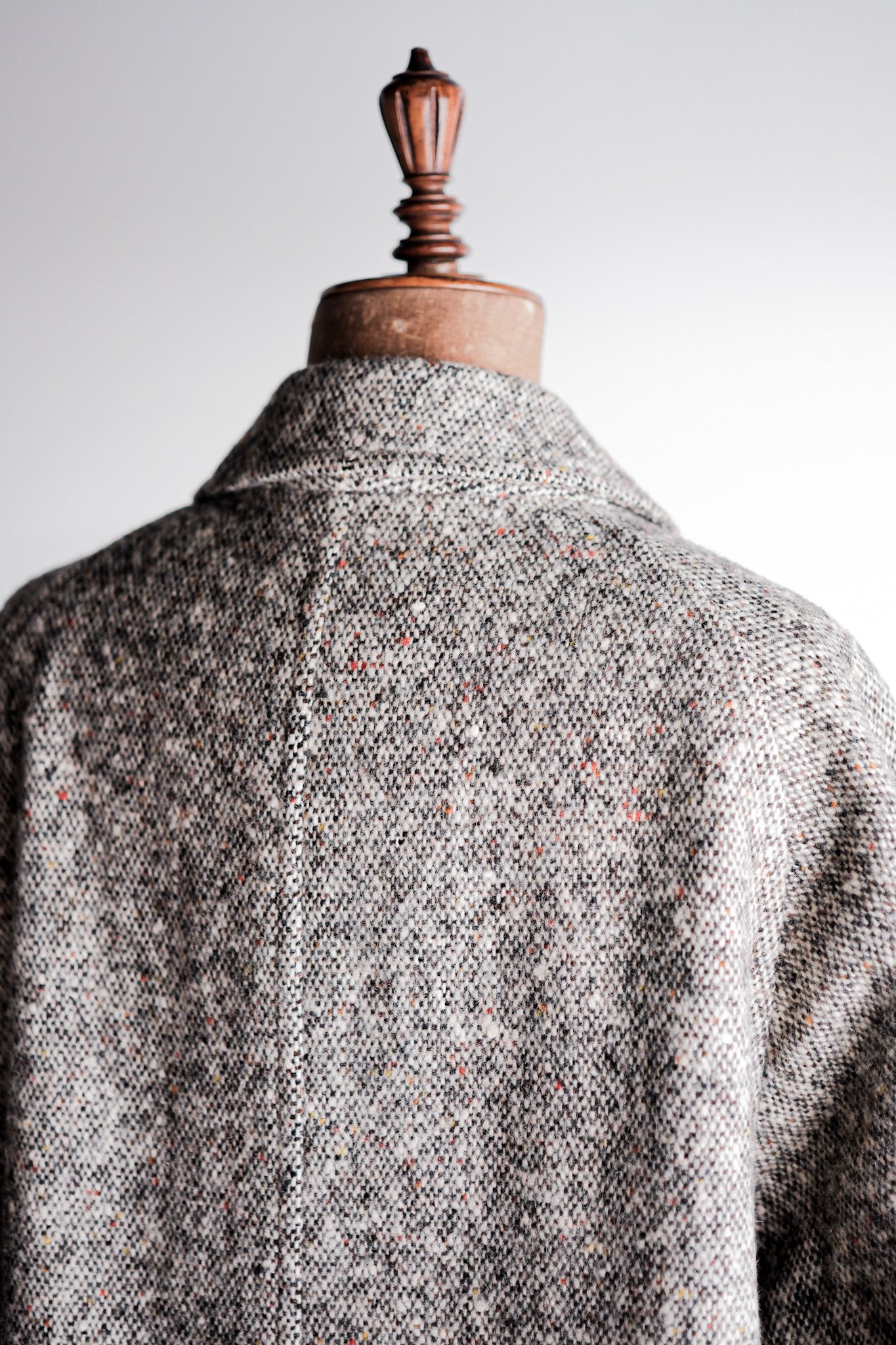 ［~70's］Vintage Burberry's Single Raglan Balmacaan Coat Size.38R "IRISH TWEED" "RAINBOW C 別注"