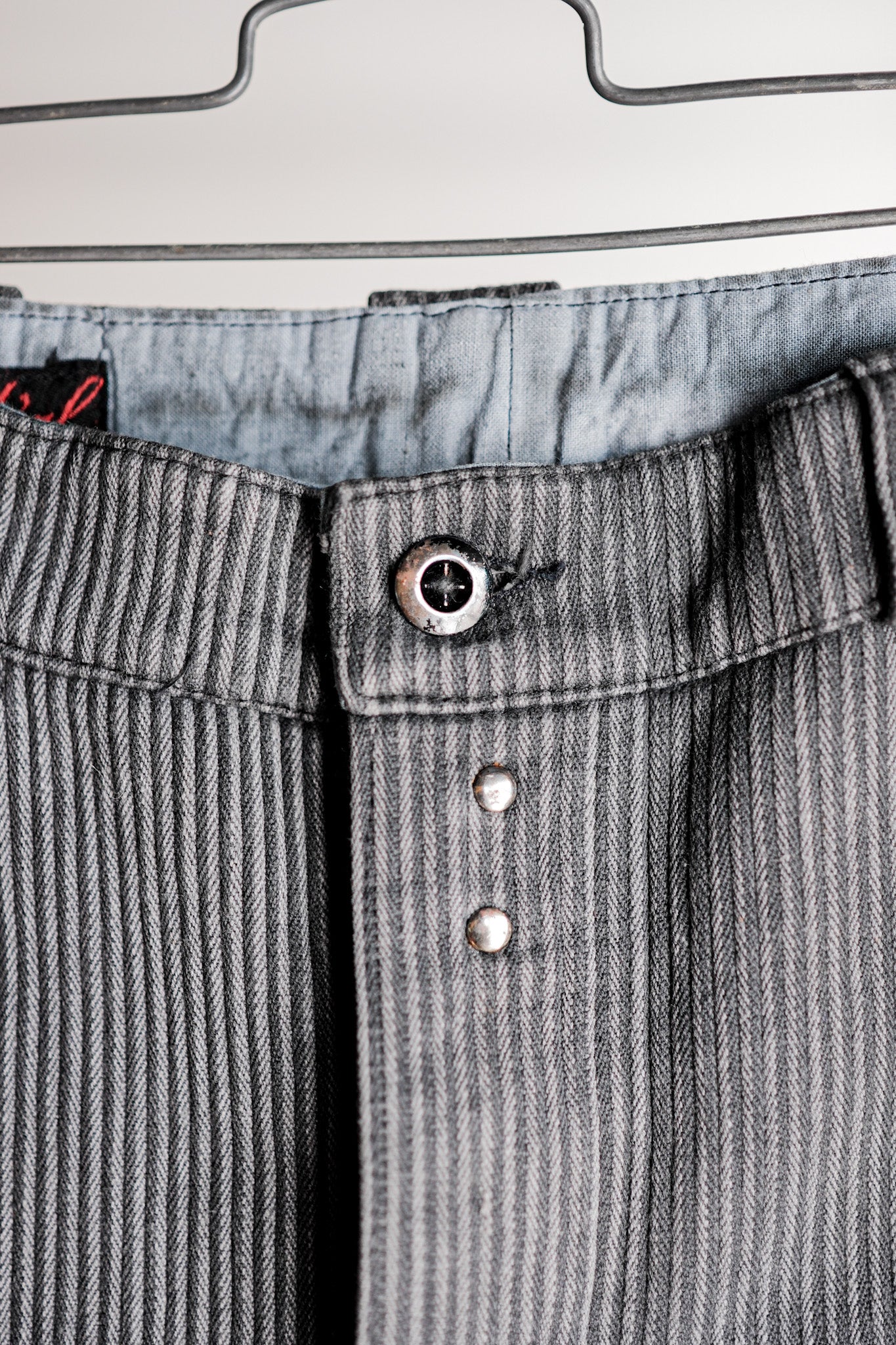 ［~50's］French Vintage Cotton Pique Work Pants