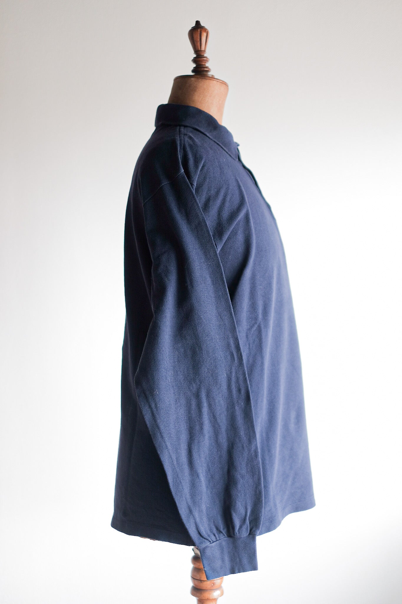 ［~80's］CHEMISE LACOSTE L/S Polo Shirt Size.5 "Navy"