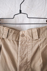 【~60's】French Army M52 Chino Shorts Size.2