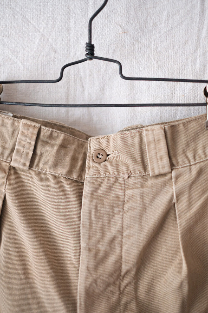 60's] French Army M52 CHINO SHORTS SIZE.2 – VIEUX ET NOUVEAU