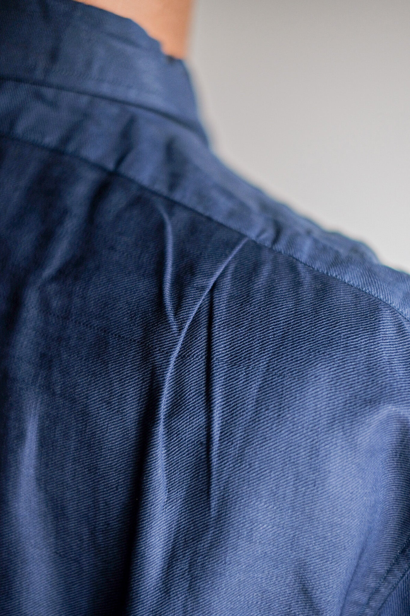［~40's］French Vintage Indigo Metis Grandpa Shirt "Dead Stock"
