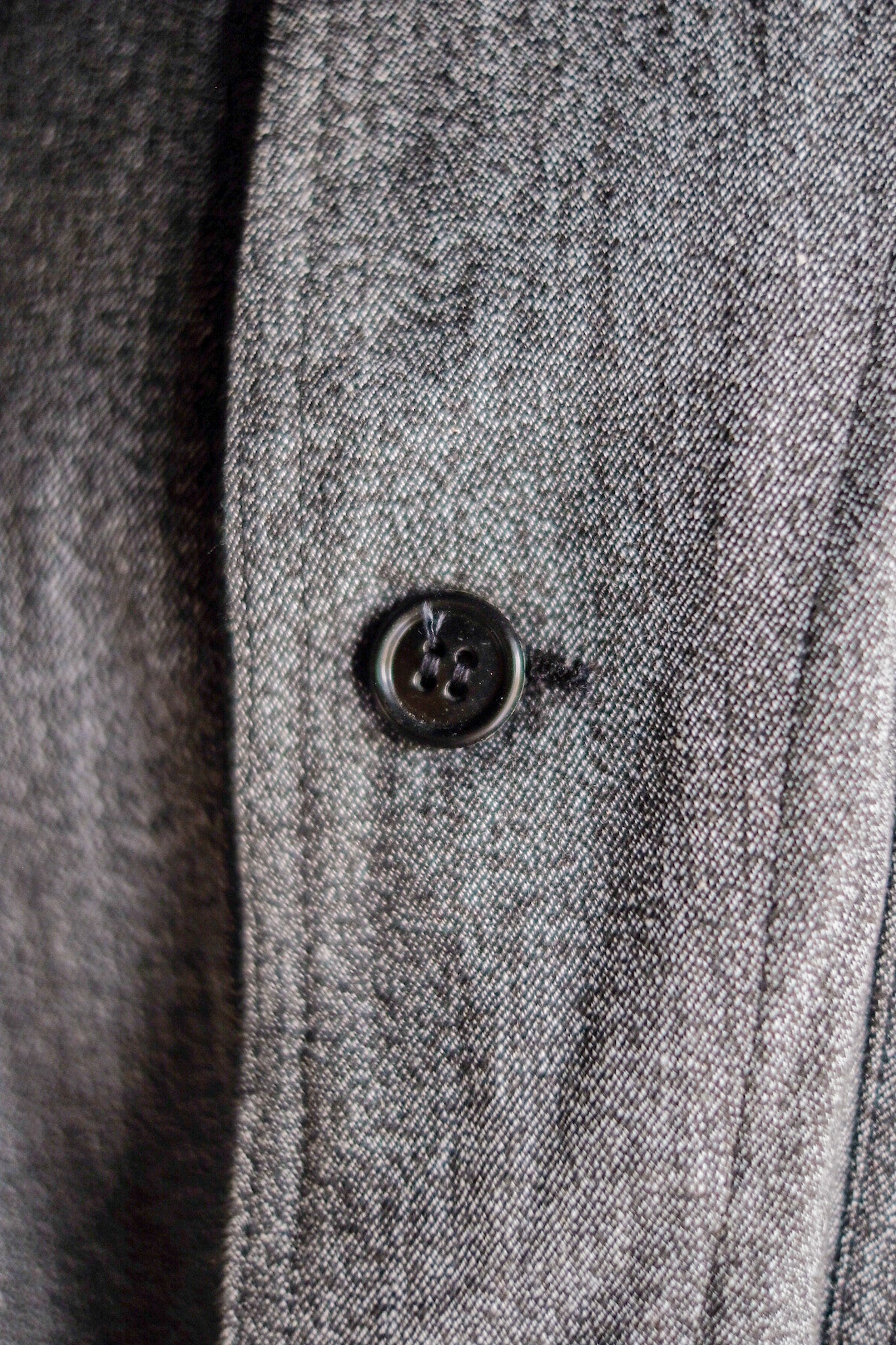 ［~50's］French Vintage PTT Black Chambray Atelier Coat “Dead Stock”