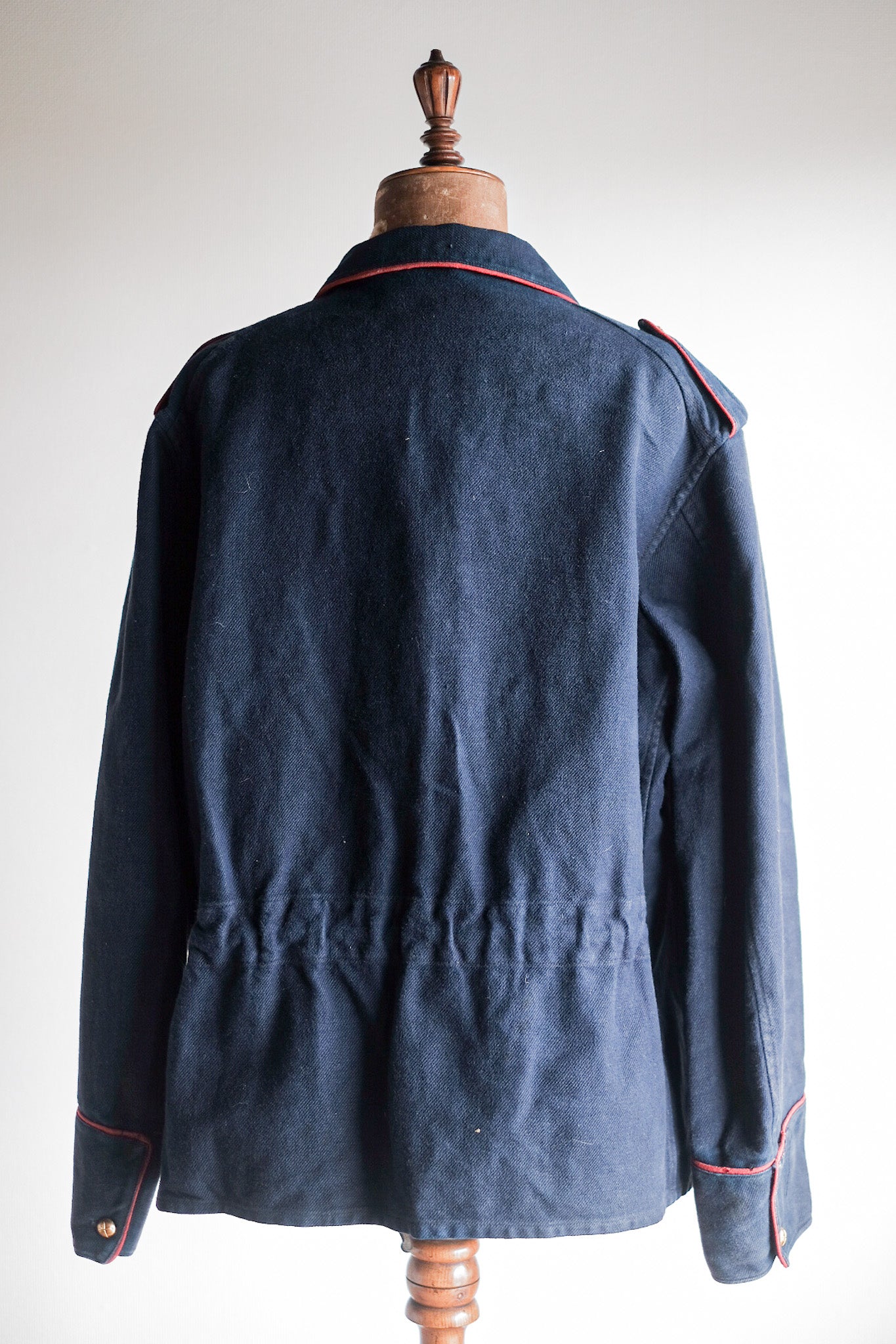 ［~30's］French Vintage Indigo Cotton Twill Firefighter Jacket