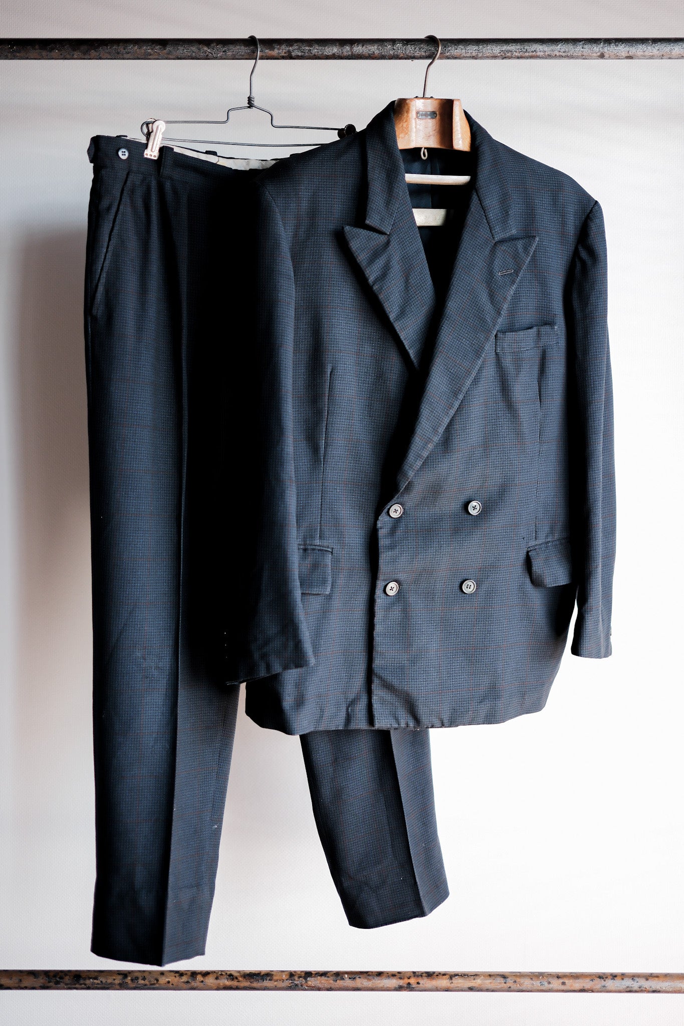 ［~40's］French Vintage Double Breasted Suits Set Up "Belle Jardiniere"