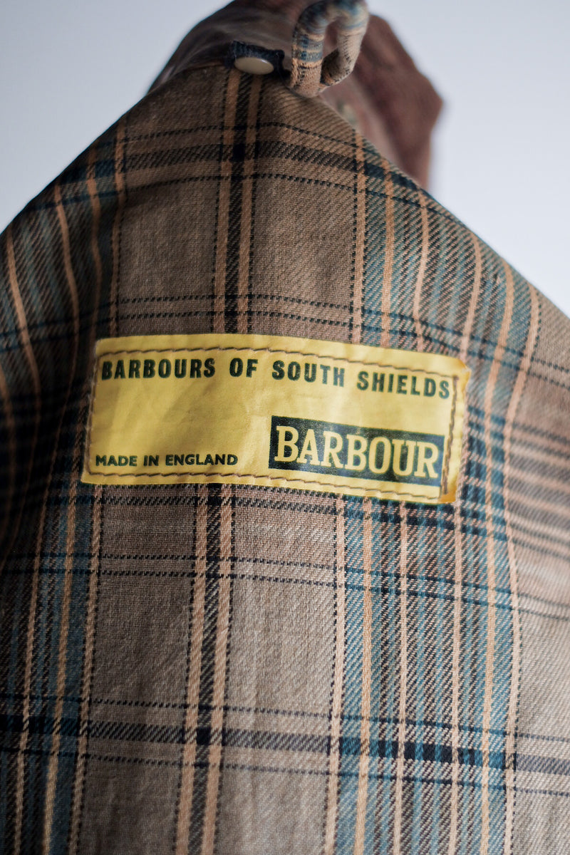 【~60's】Vintage Barbour "Solway Zipper" Yellow Label