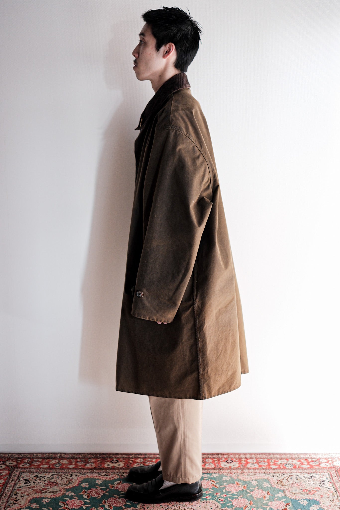 ［~90's］Vintage Barbour "ORIGINAL 3/4 COAT" 3 Crest Size.EX LARGE