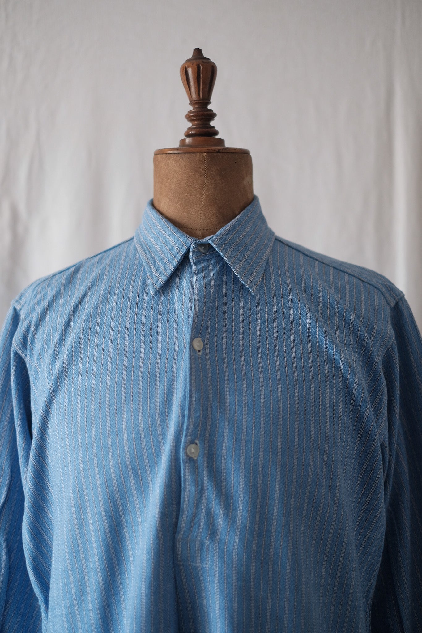 50's] French Vintage Grandpa Shirt