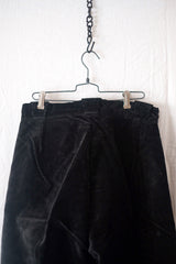 【~40's】French Vintage Black Corduroy Work Pants "Dead Stock"