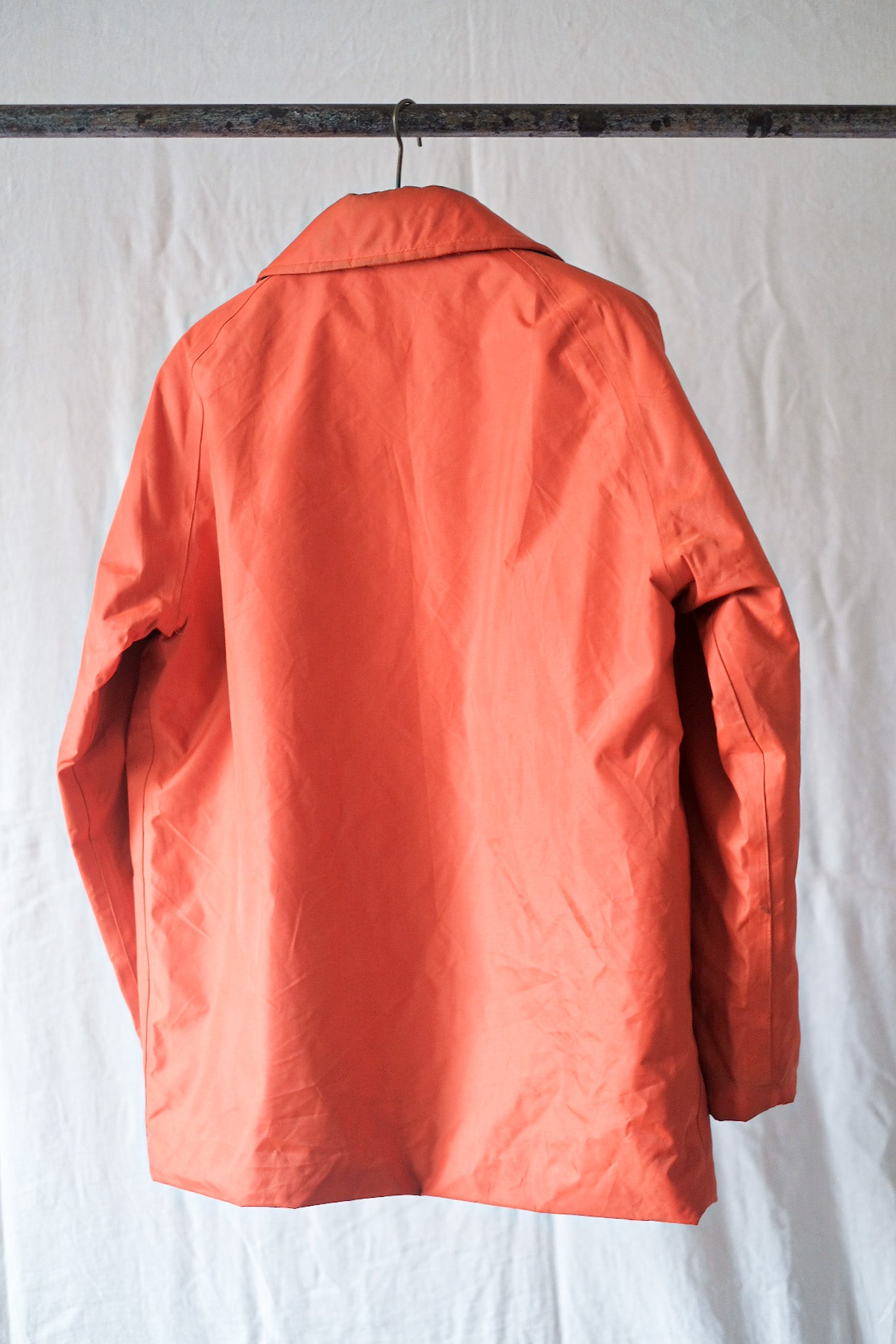 [~ 60's] Veste en nylon orange vintage britannique "Henri-Rloyd"