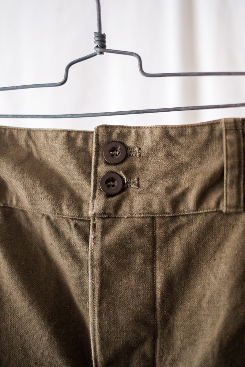【~50's】French Army M47 Field Trousers Size.33
