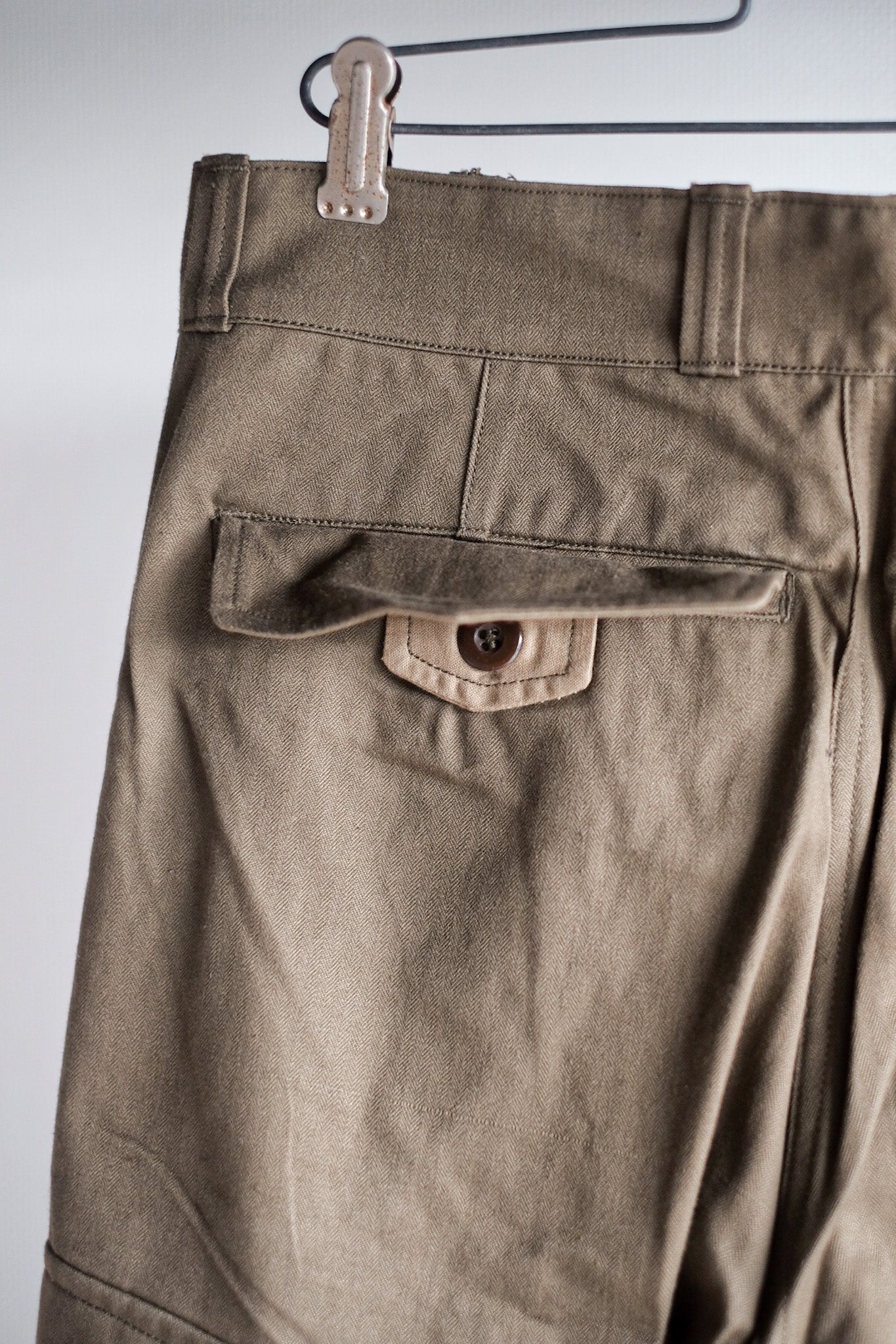 [~ 60's] French Army M47 Field Trousers Size.31 "Dead Stock"