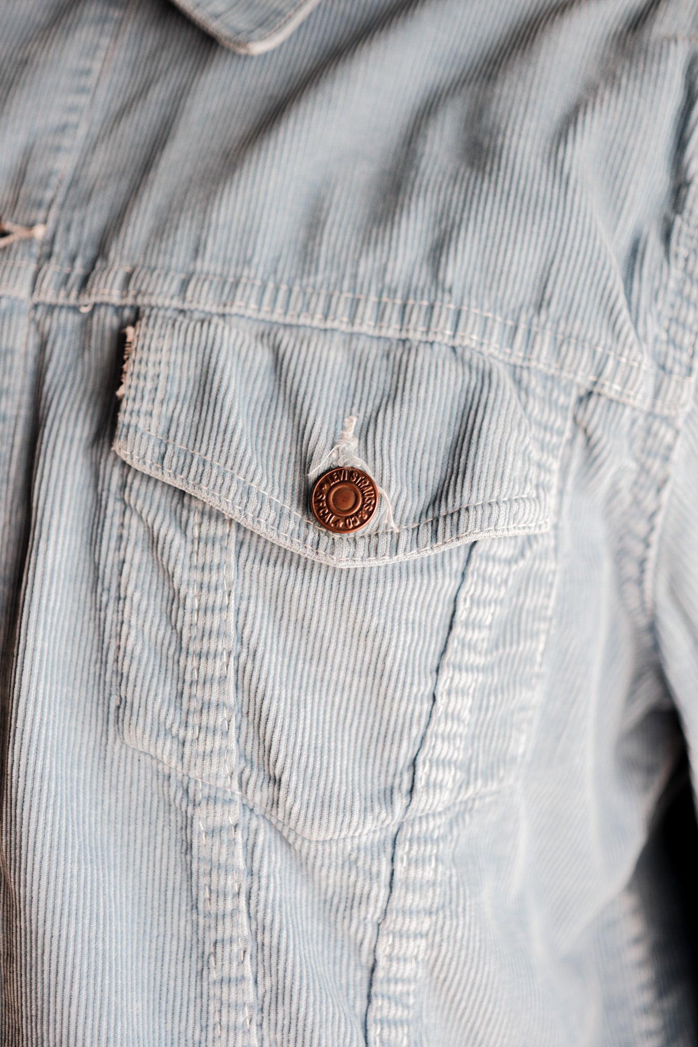 ［~60's］Vintage Levi's Slim Fit Corduroy Jacket "Big E"