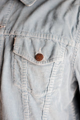 [~ 60's] แจ็คเก็ตผ้าลูกฟูกแบบผอมเพรียวของ Levi "Big E"