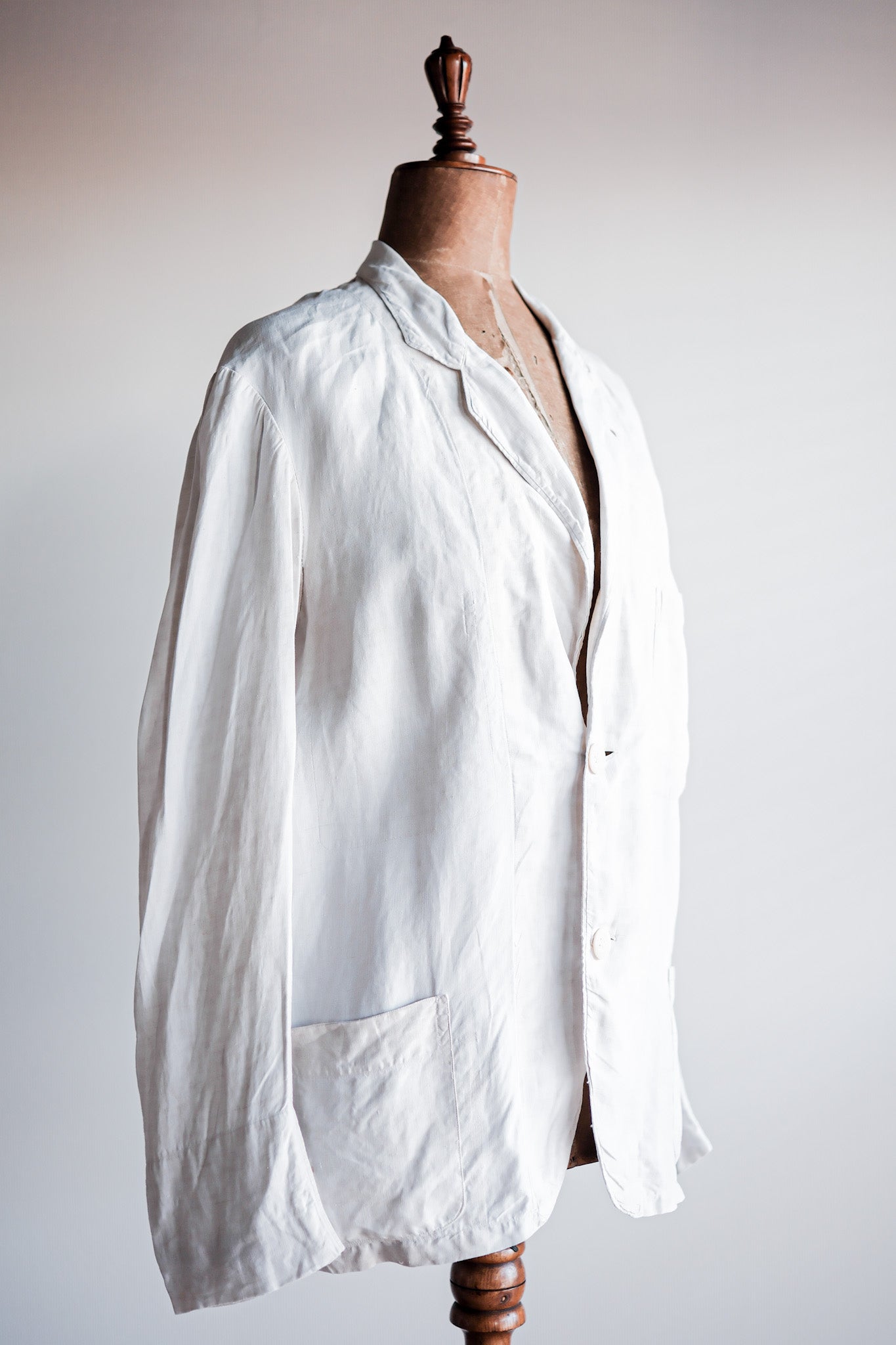 【~30's】French Vintage Linen Jacket