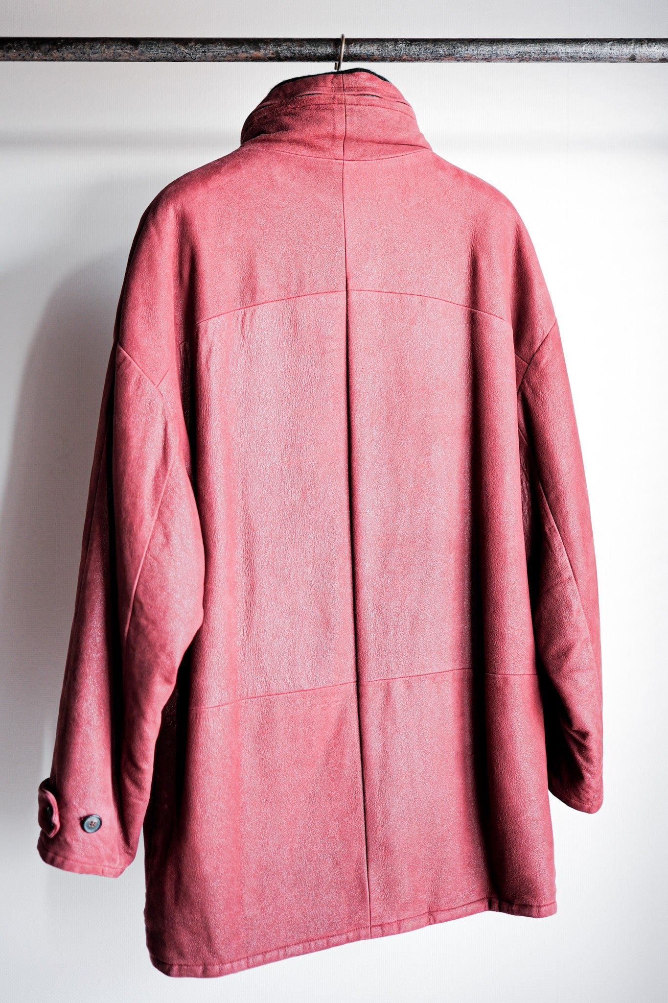 ［~90's］Old SERAPHIN Leather Reverseable Jacket Size.50