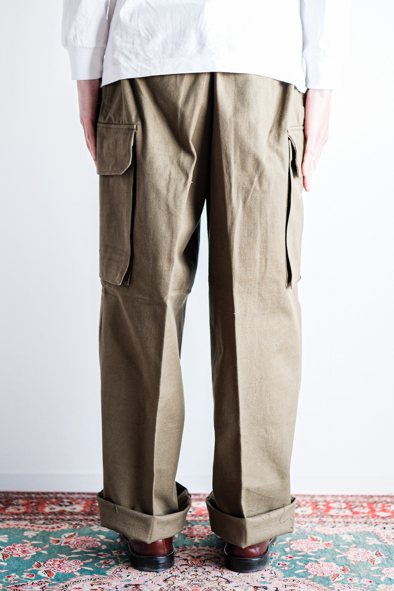 ［~50's］French Army M47 Field Trousers Size.25 "Dead Stock"