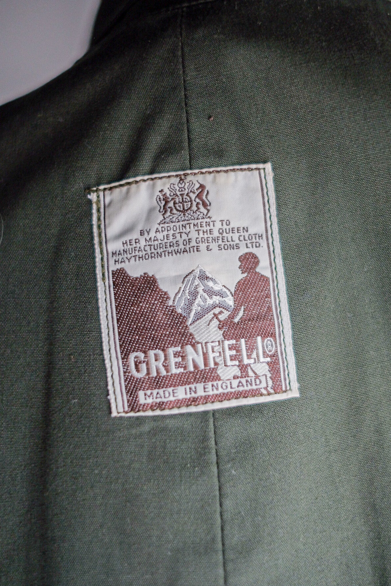 [~ 60's] แจ็คเก็ตปืน Vintage Grenfell“ Mountain Tag”