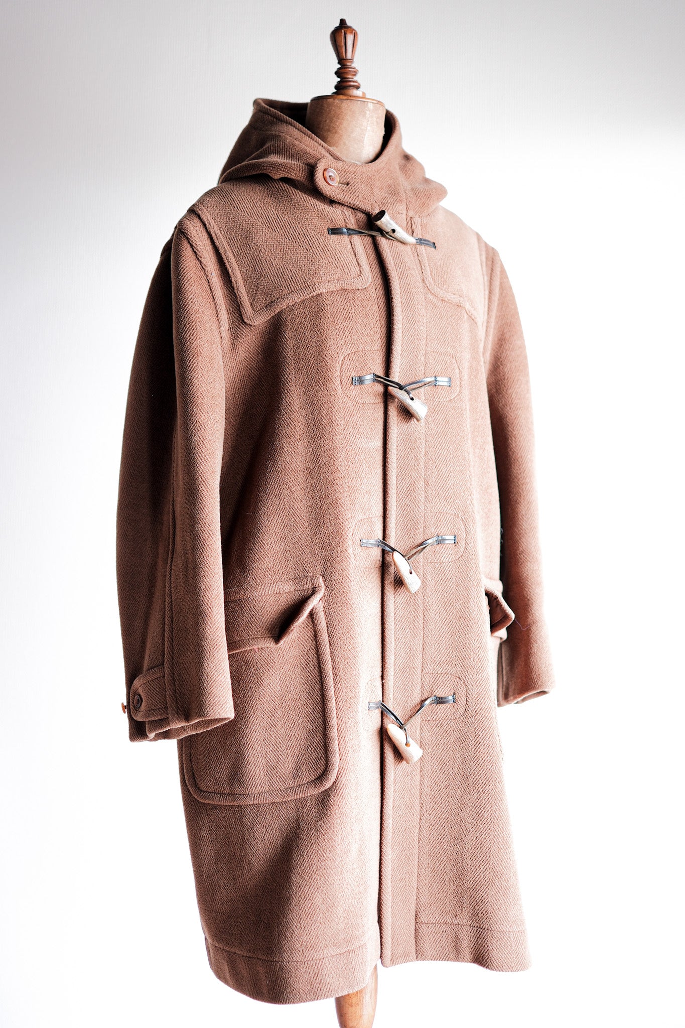 [~ 90's] Old Invertere Wool Duffle Coat "Moorbrook"