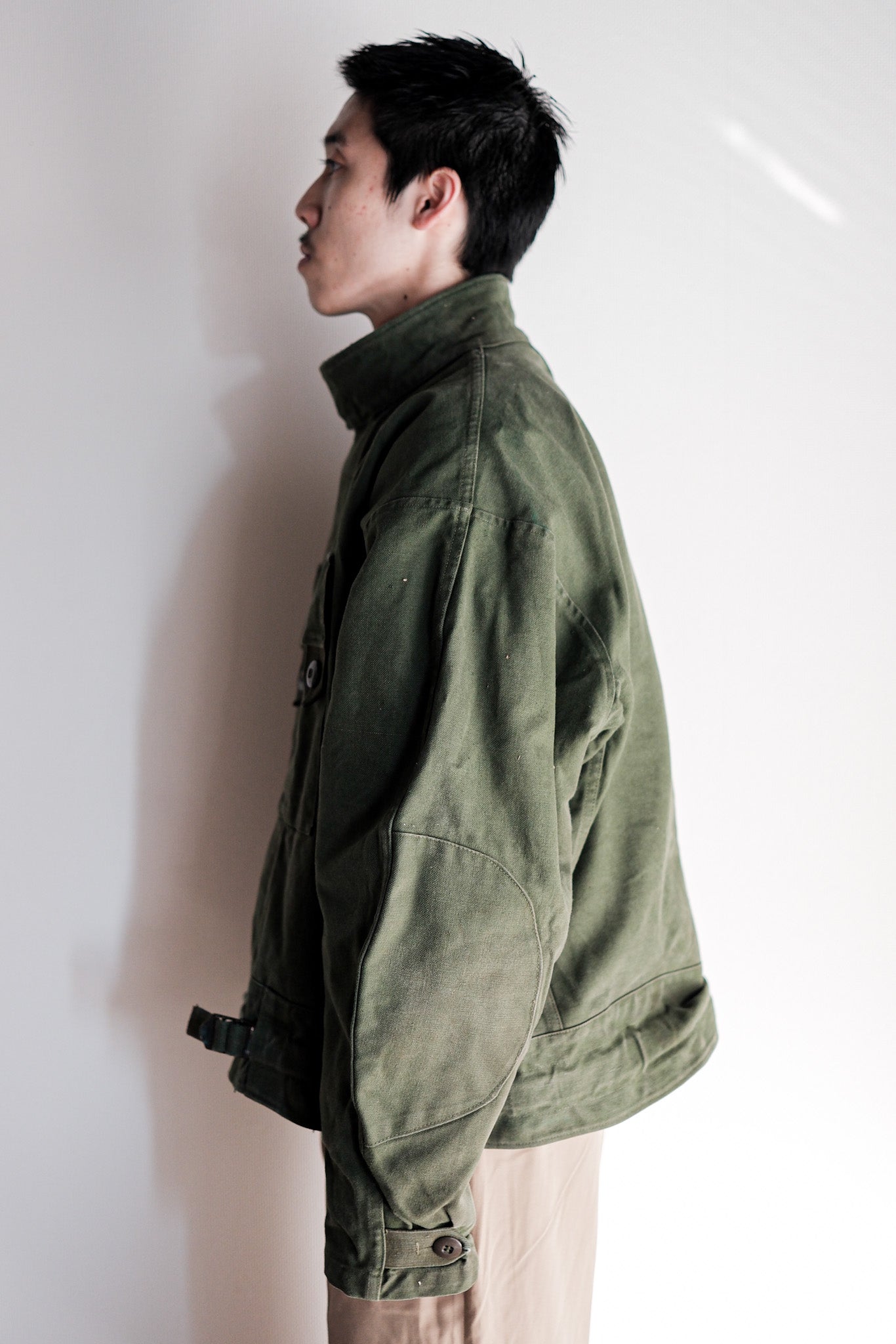 ［~60's］Swedish Army Dispatch Rider Motorcycle Jacket With Liner Size.C52