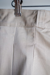 [~ 60's] กองทัพฝรั่งเศส M52 เสื้อกางเกงขนาดของ Chino ขนาด 80m "Dead Stock"